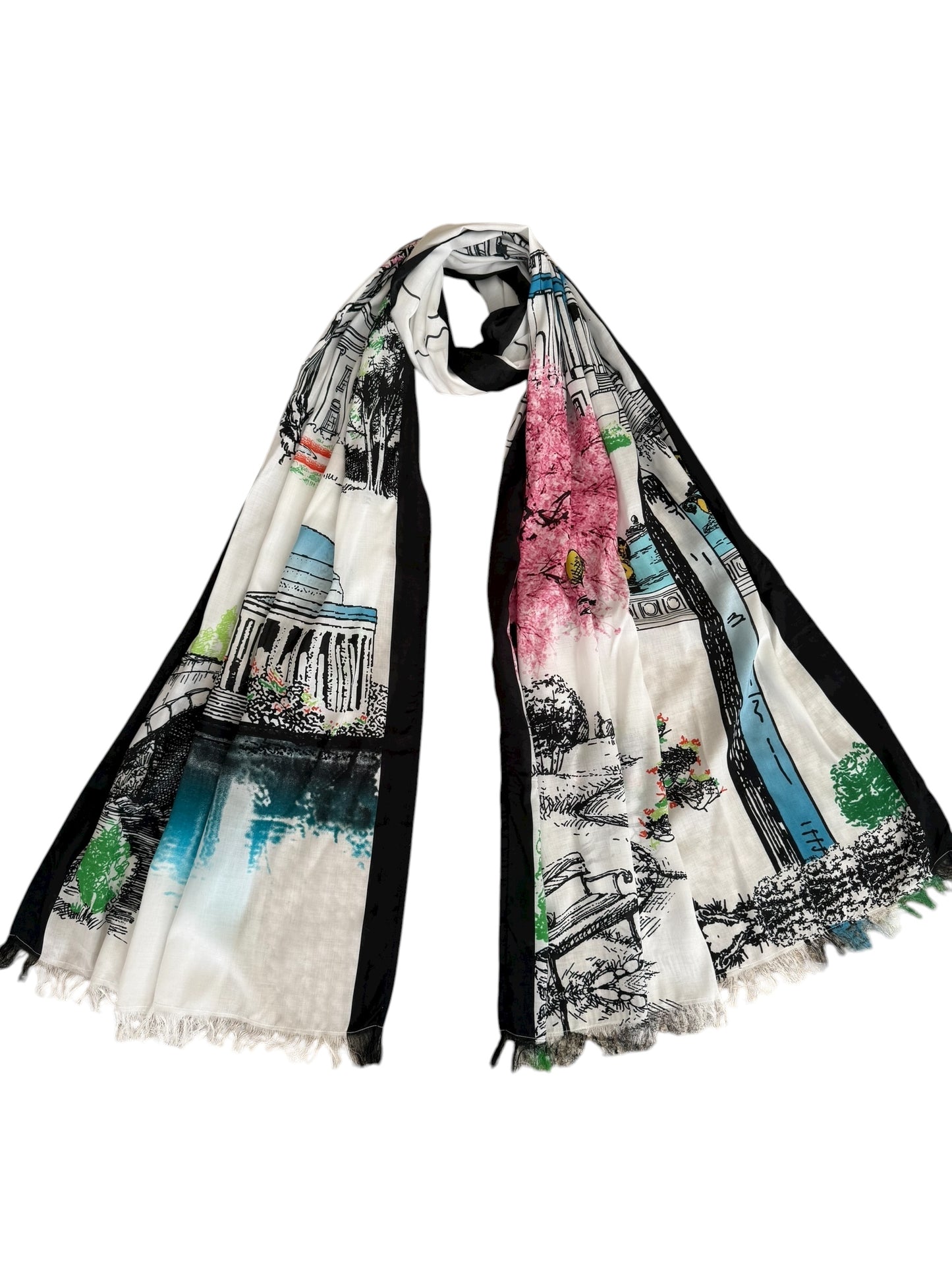 Washington DC City Artistry Scarf