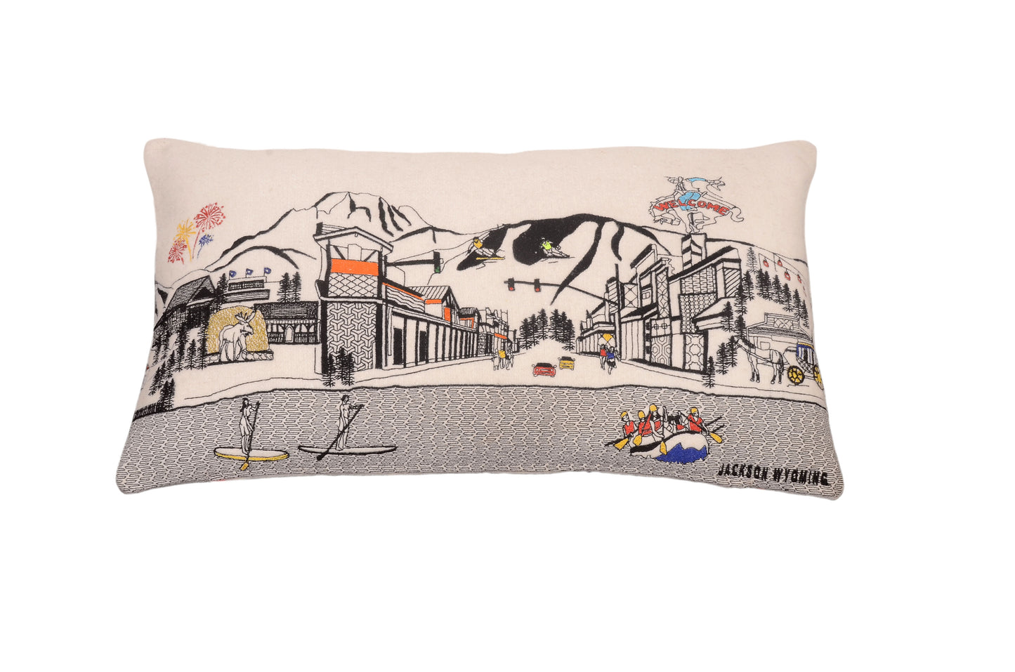 Jackson Hole Wyoming Pillow