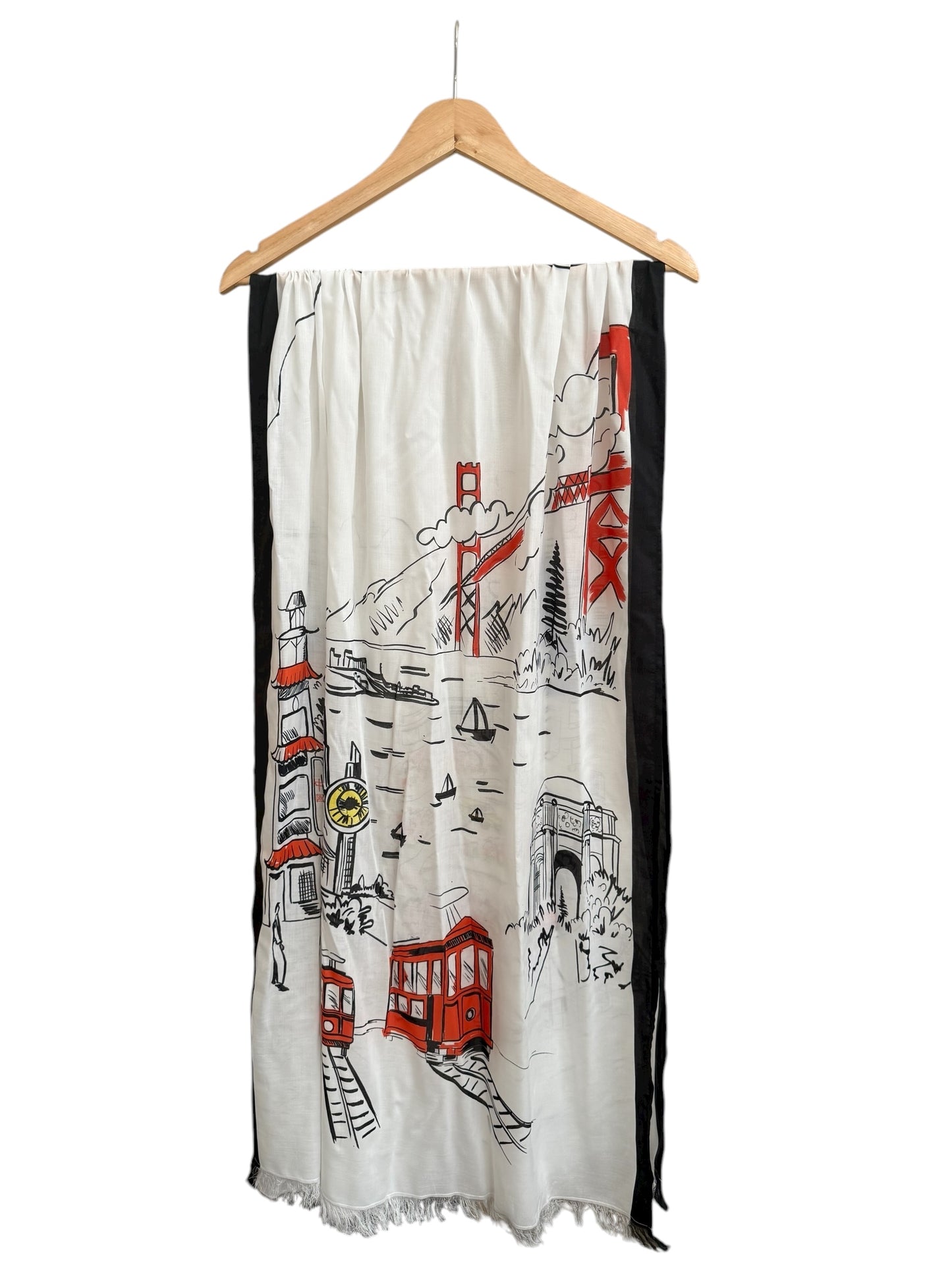 San Francisco City Artistry Scarf