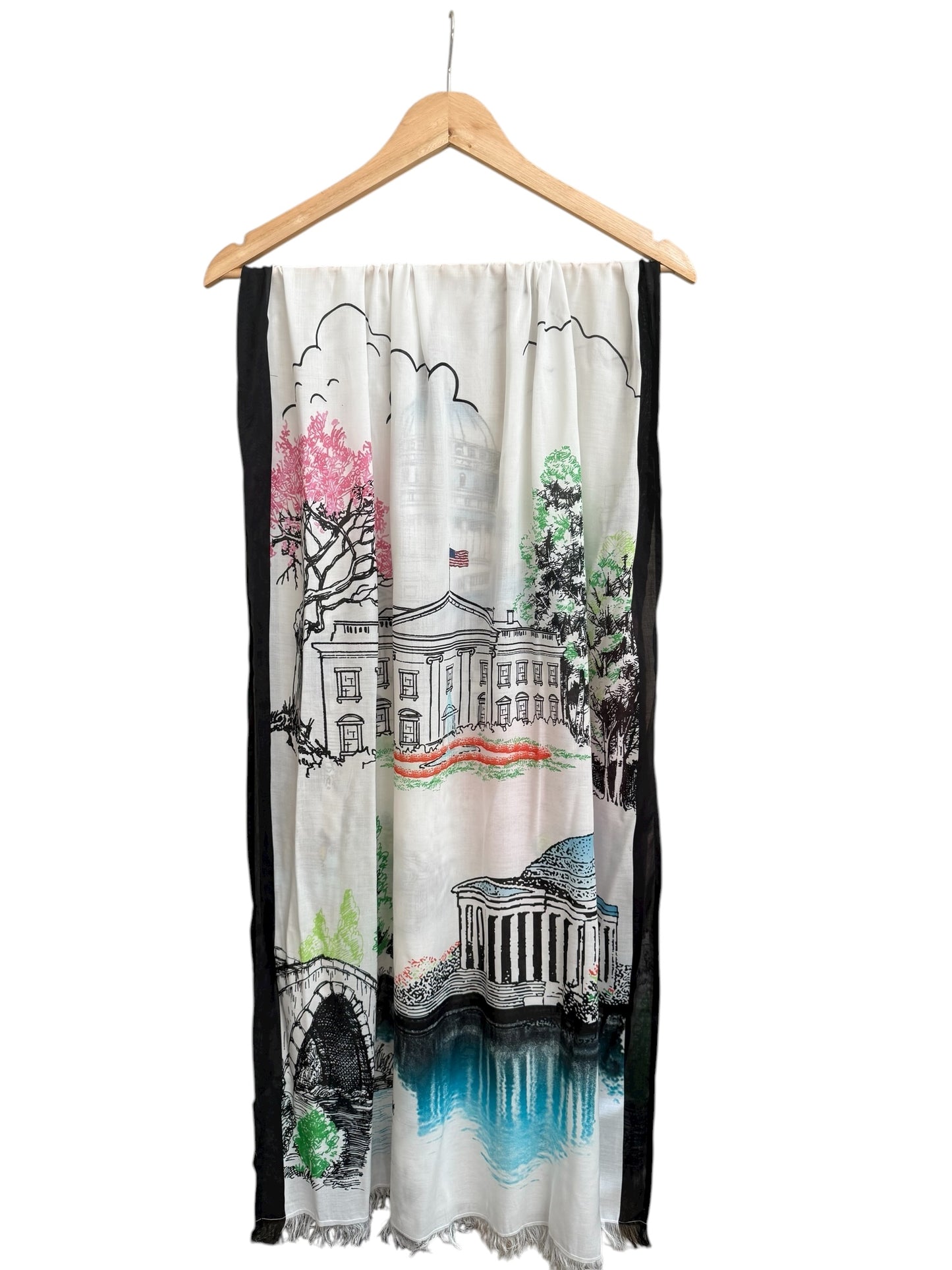 Washington DC City Artistry Scarf