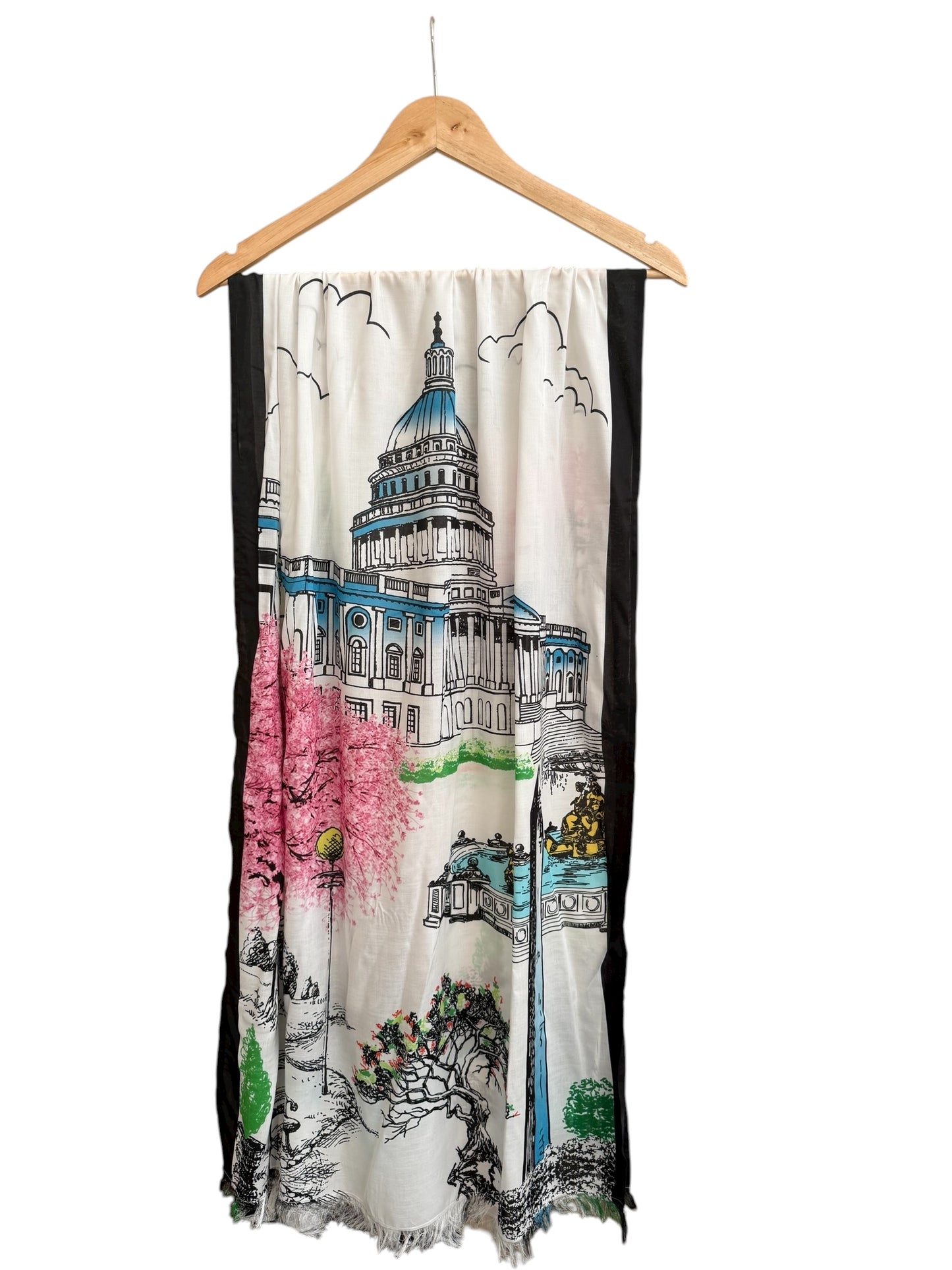 Washington DC City Artistry Scarf