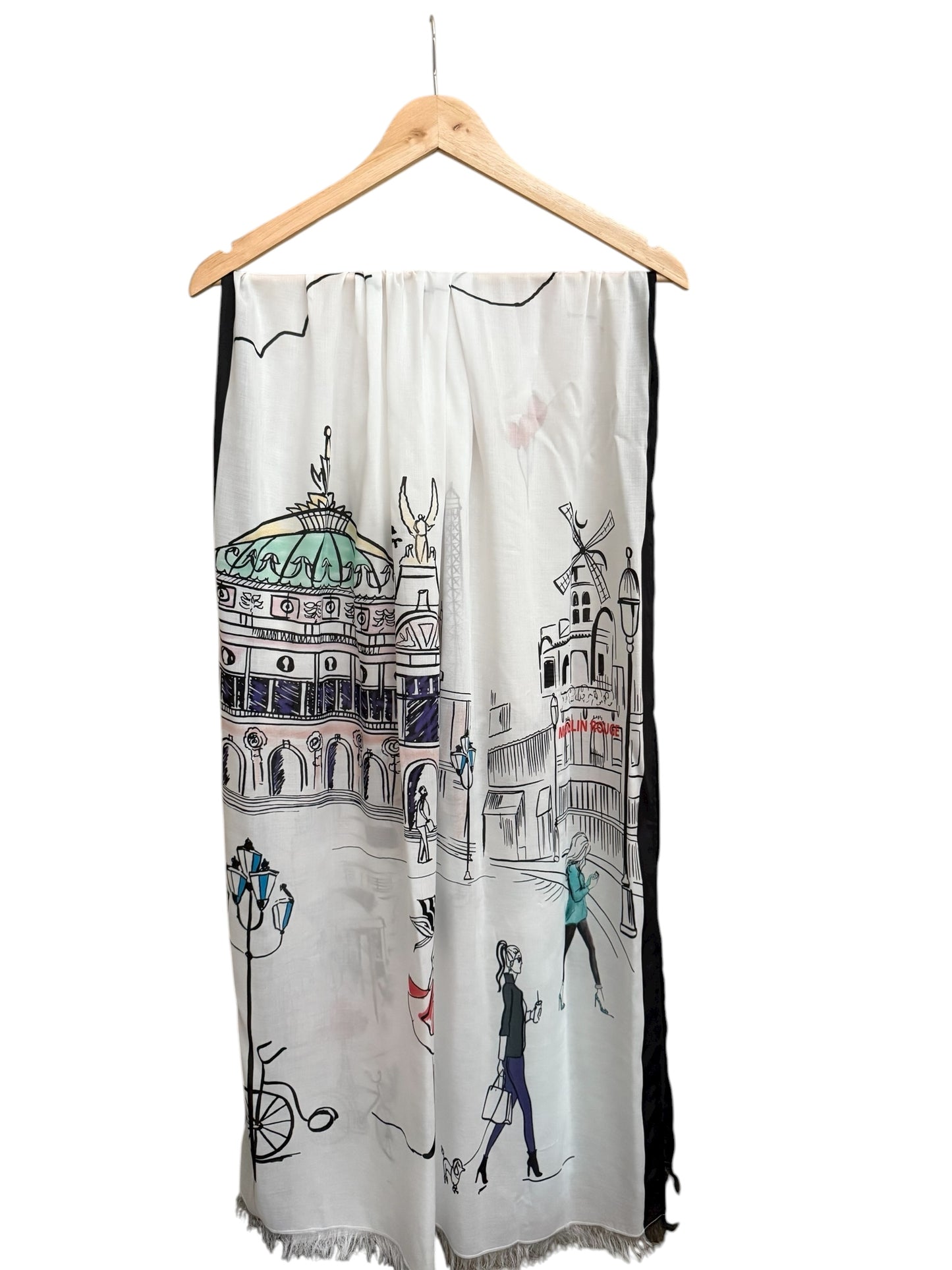 Paris City Artistry Scarf