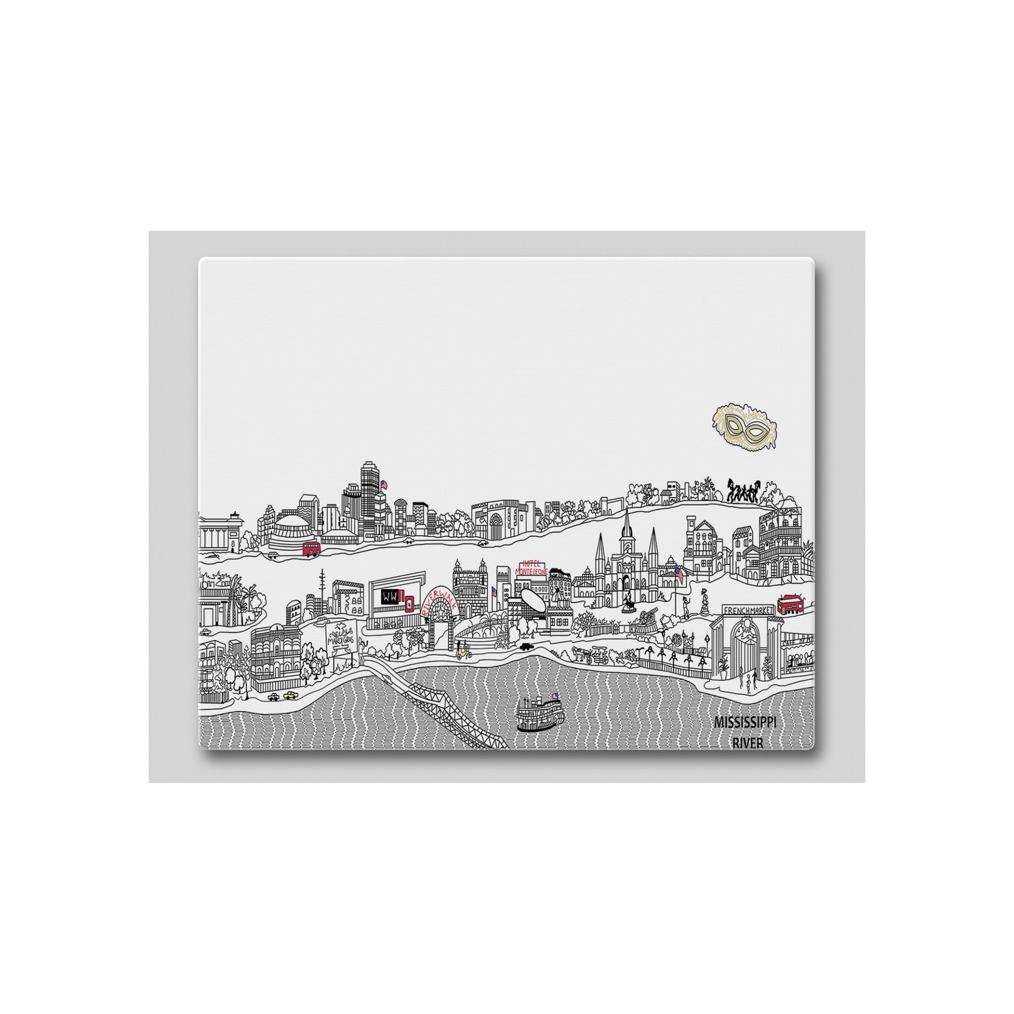 New Orleans Cutting Board