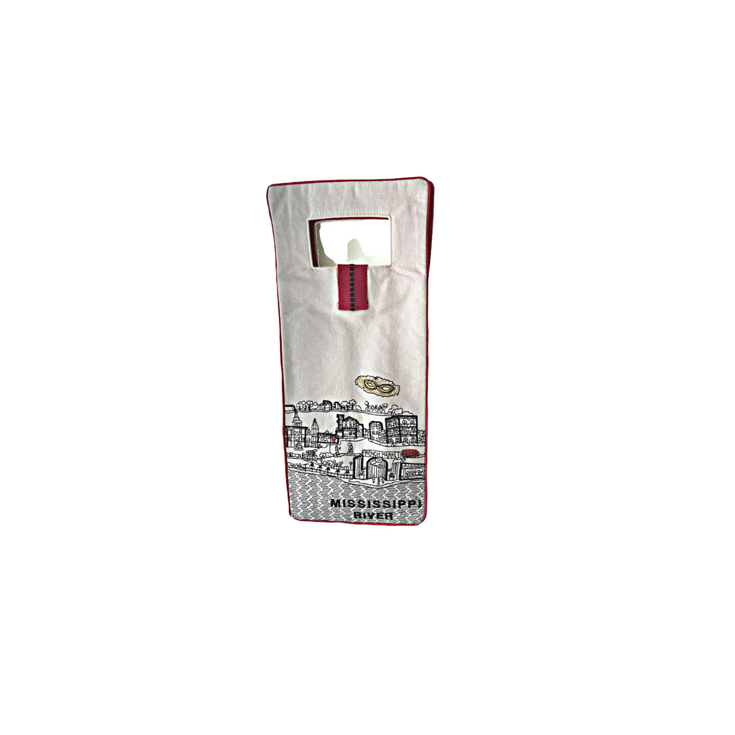 New Orleans Wine Bag