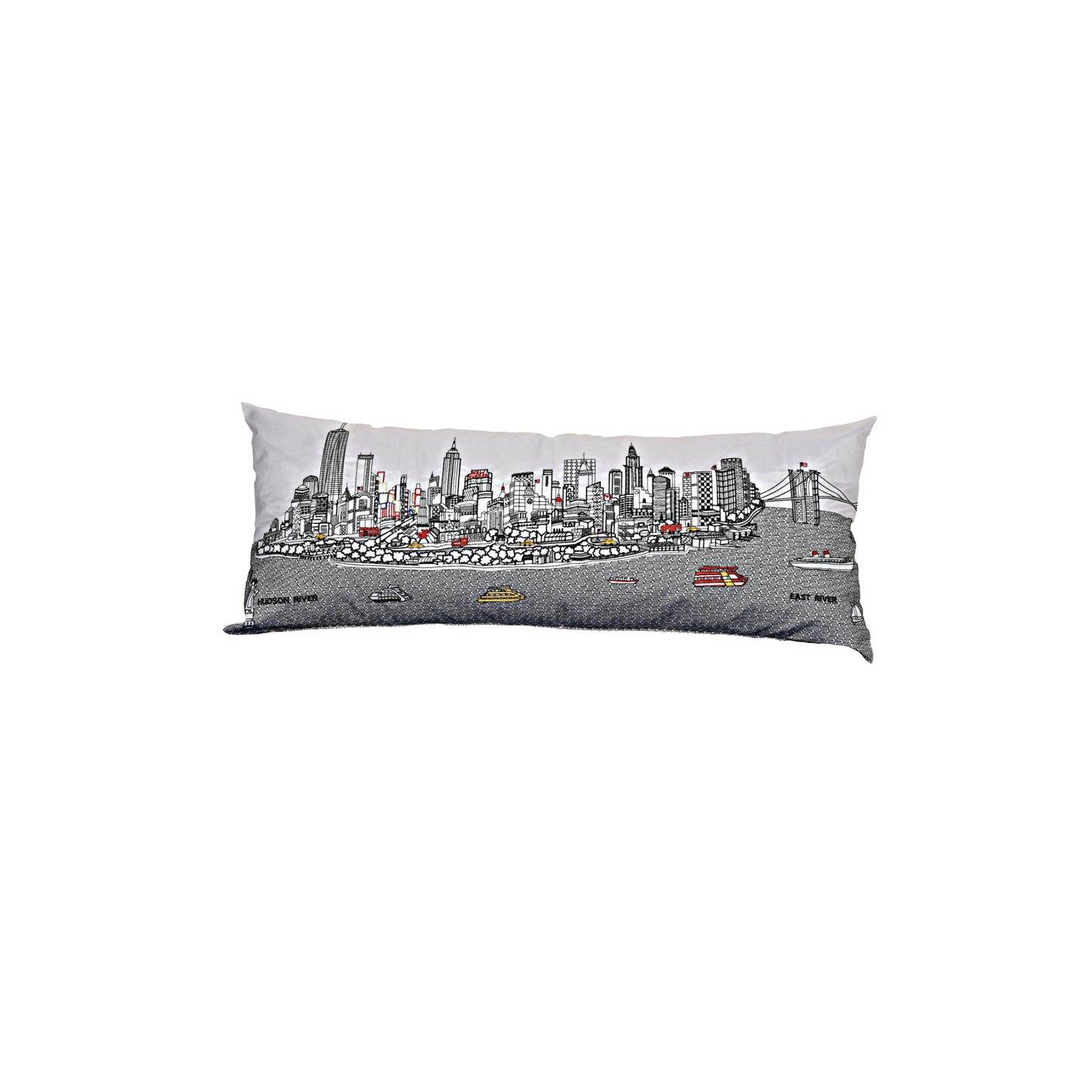 New York City Outdoor Queen Day Pillow