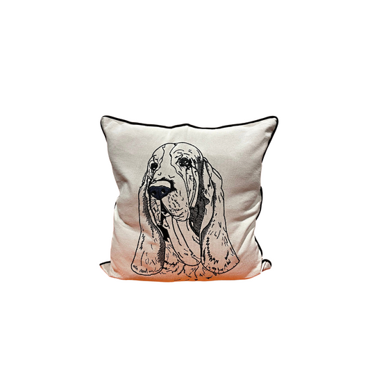 Bassett Hound Dog Pillow