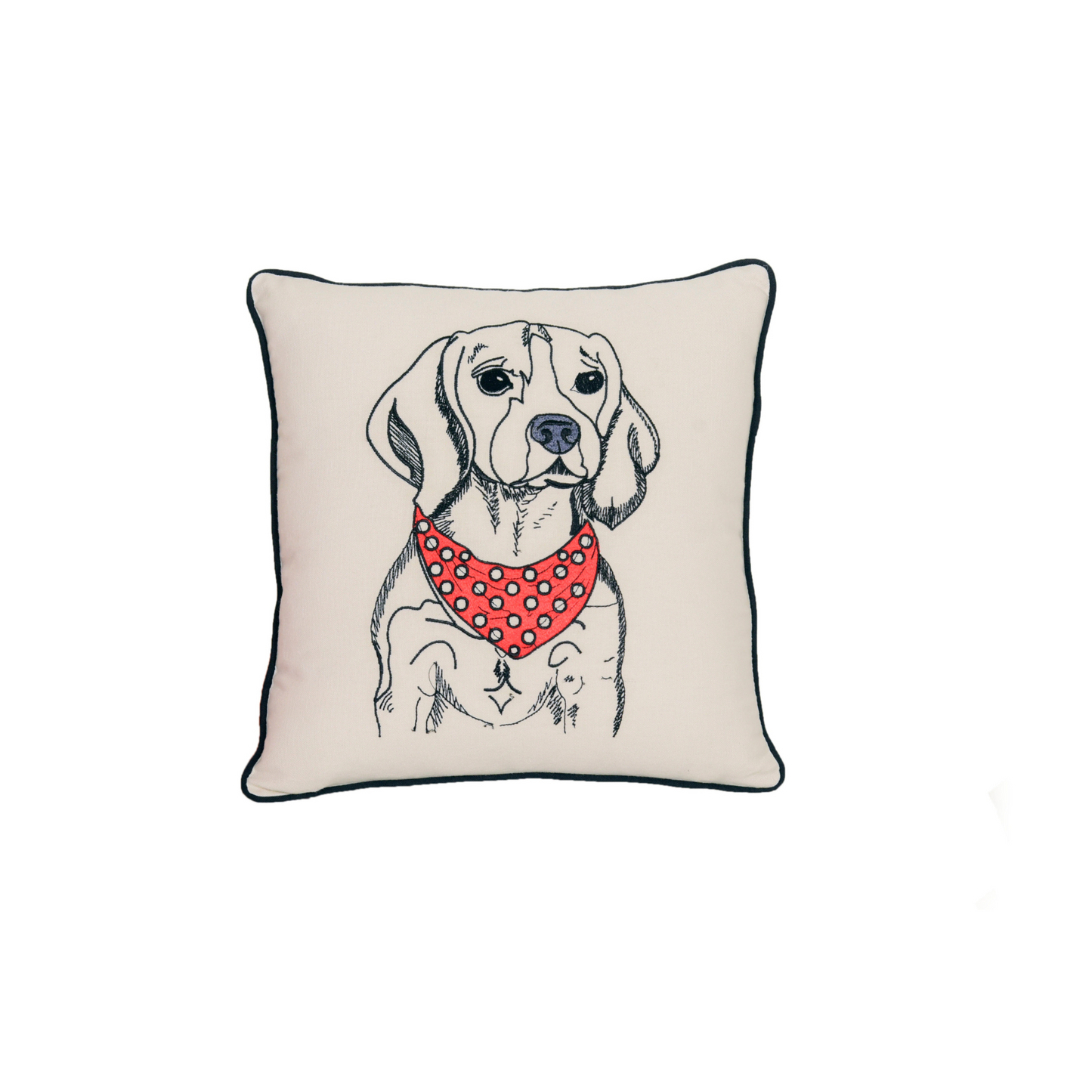 BEAGLE PORTRAIT DOG PILLOW
