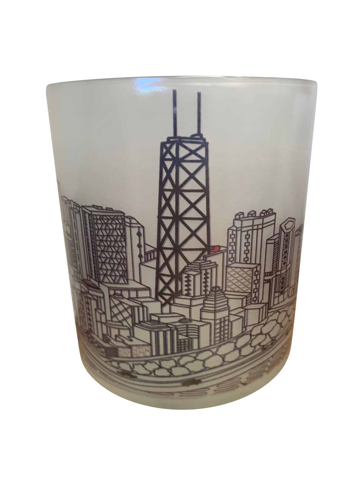 Chicago Skyline Glass Votive