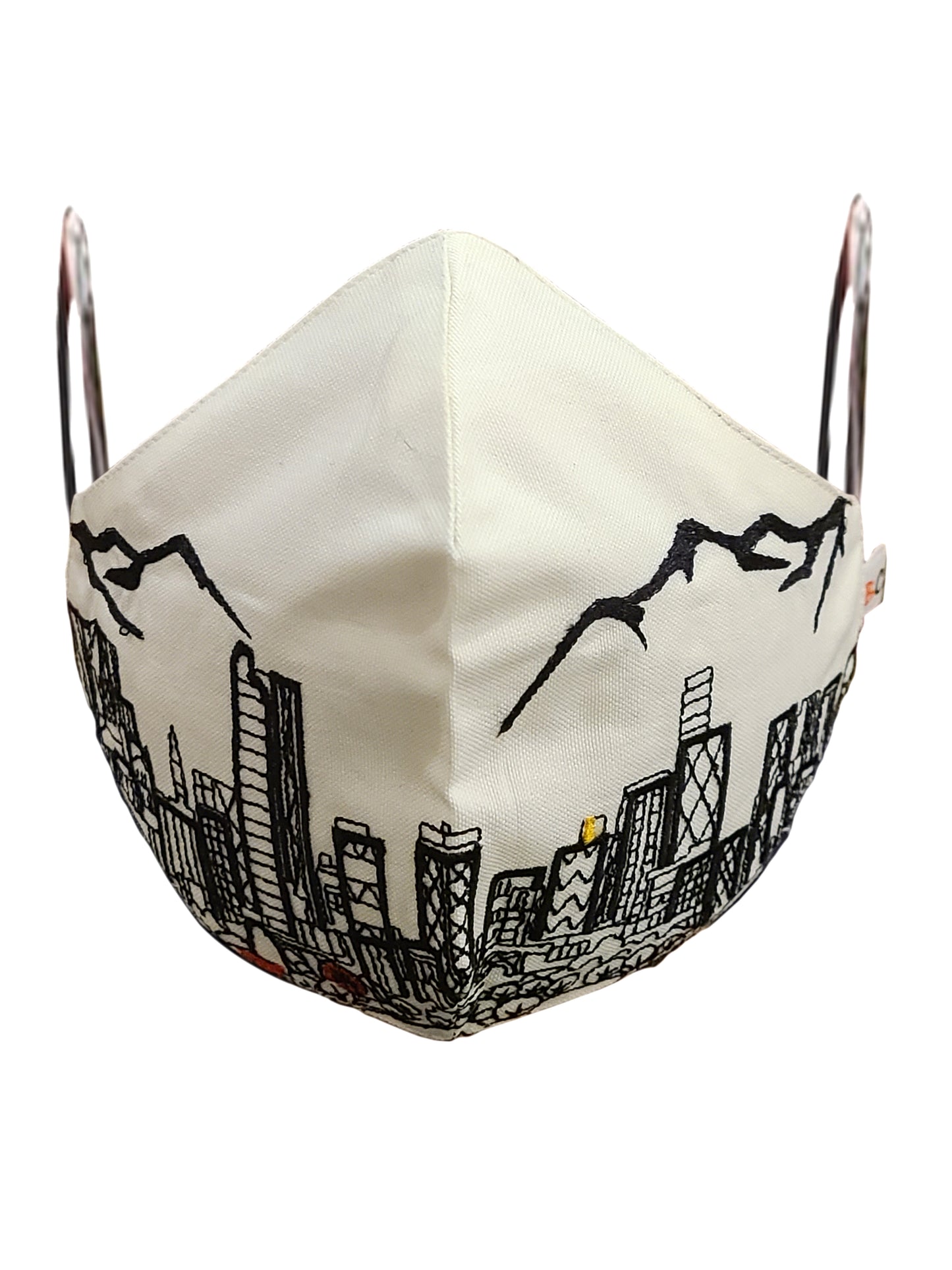 DENVER EMBROIDERED SKYLINE FACE MASK