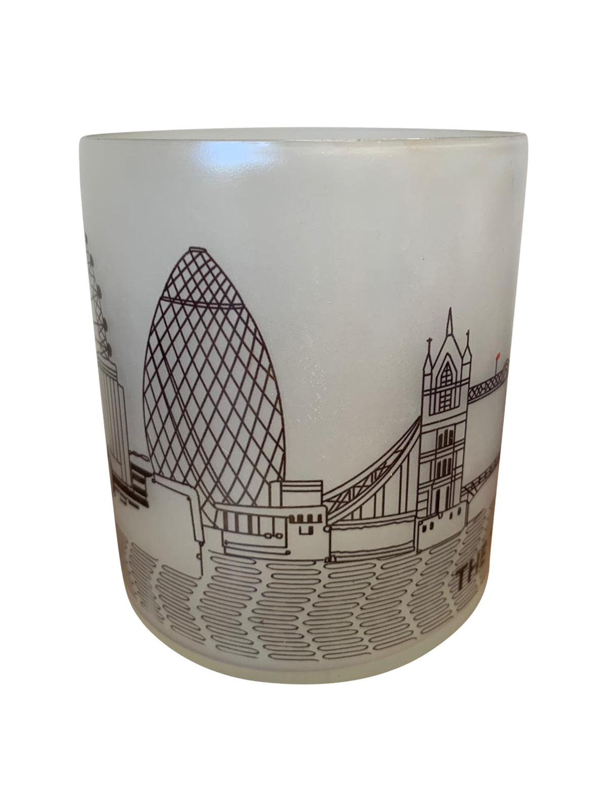 London Skyline Glass Votive