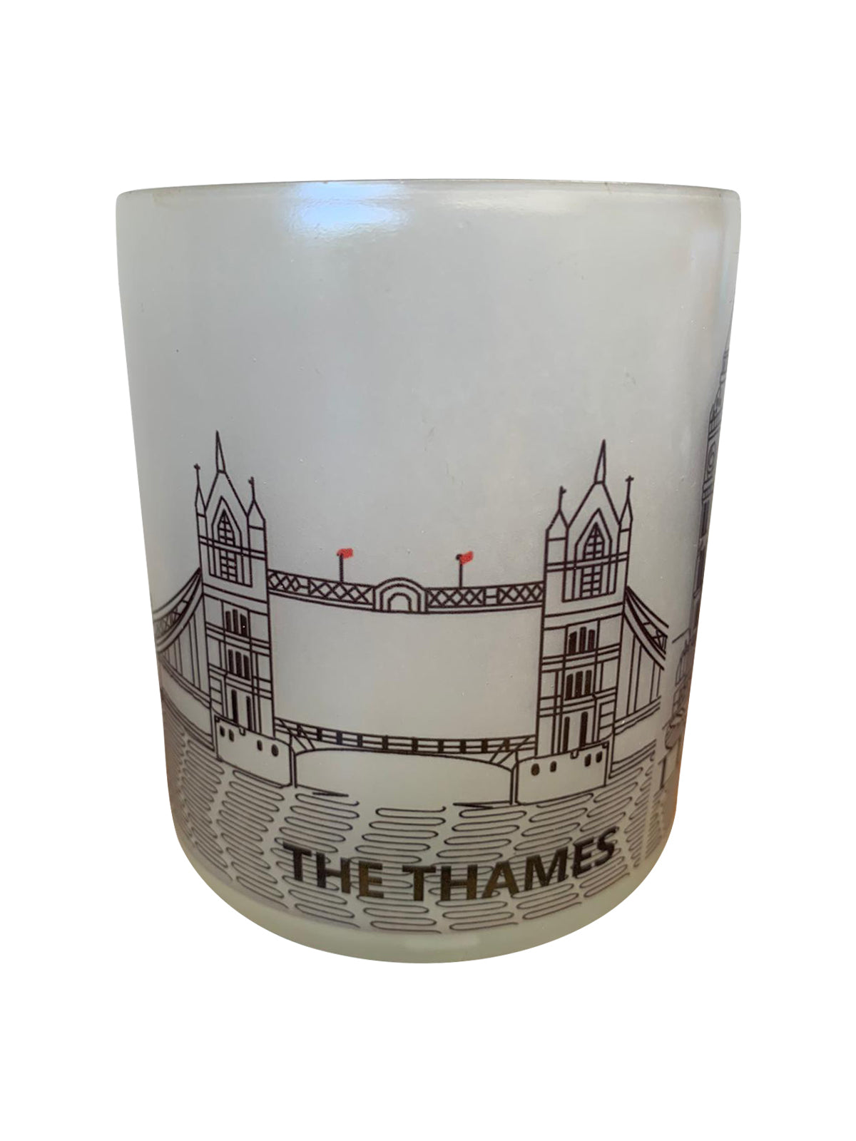 London Skyline Glass Votive