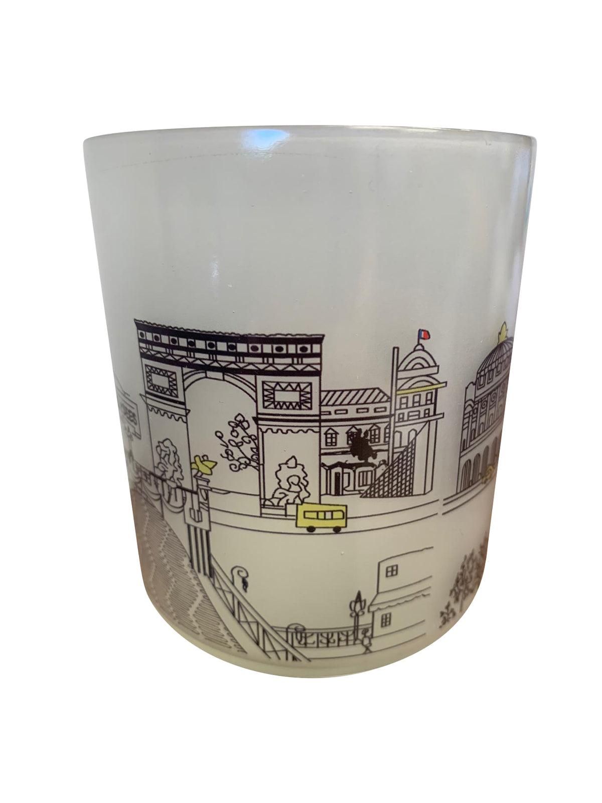 Paris Skyline Glass Votive