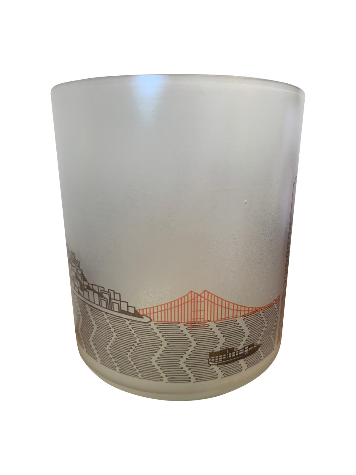 San Francisco Skyline Glass Votive