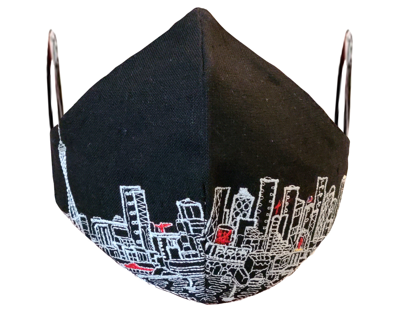 SEATTLE EMBROIDERED SKYLINE FACE MASK