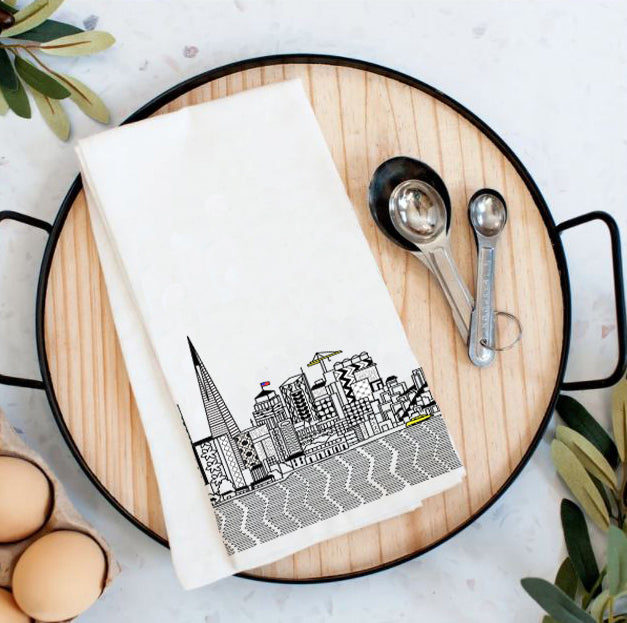 San Francisco flour Sack Tea Towel