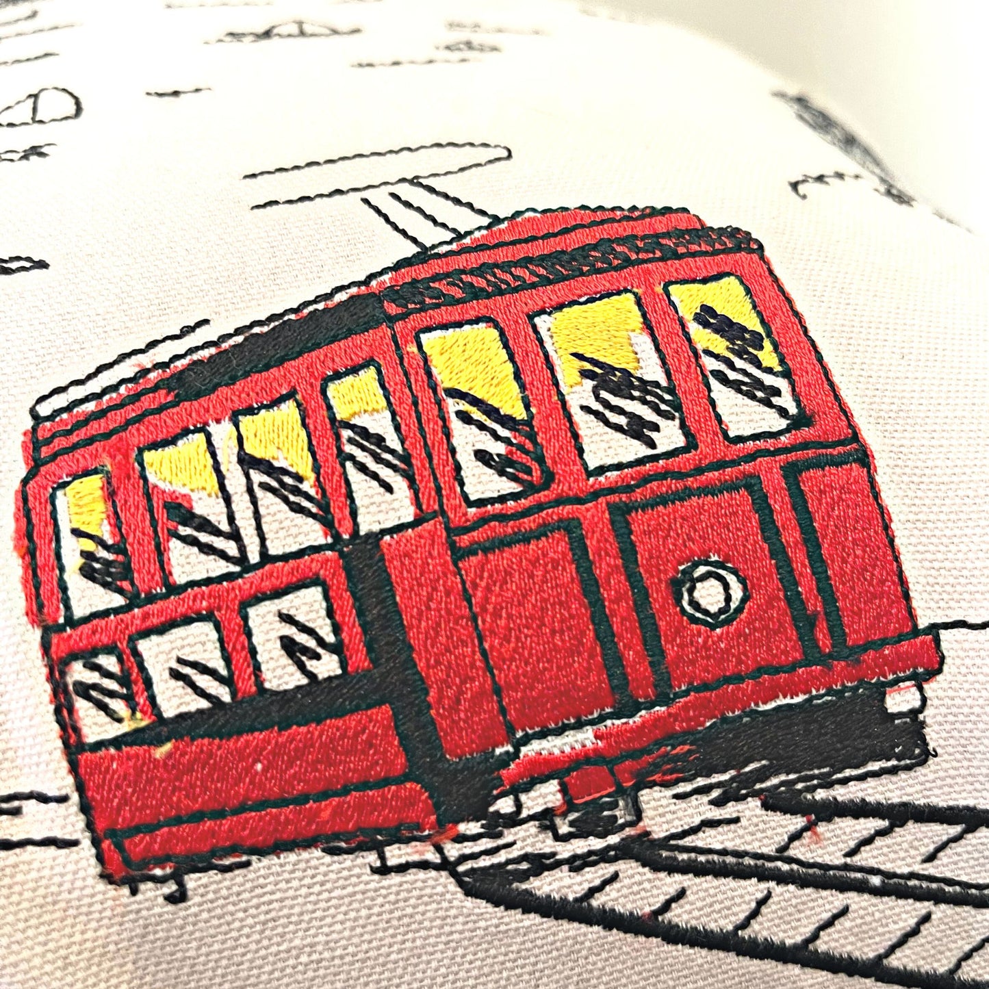 Embroidered City Artistry Collection - San Francisco Day Pillow Set