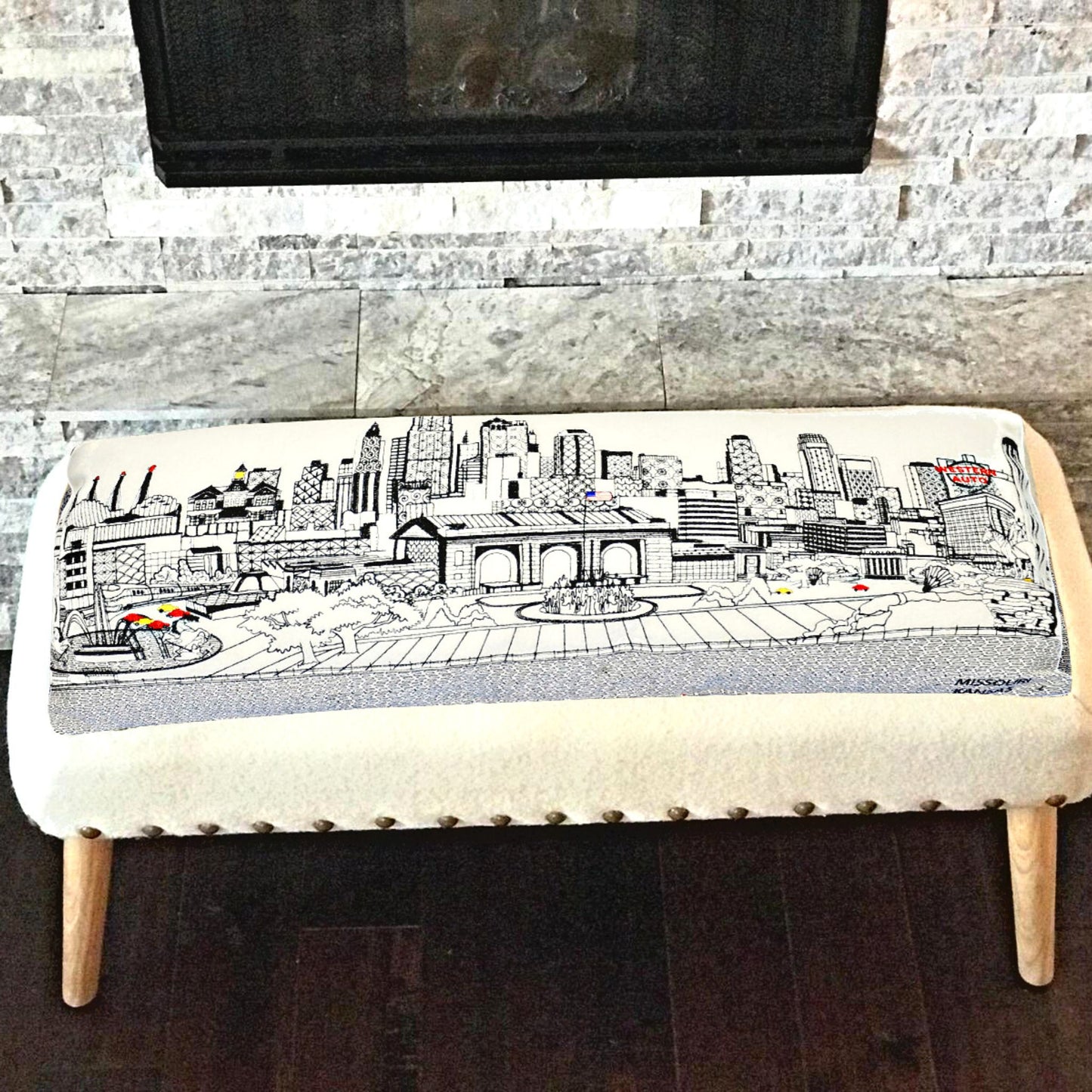 Kansas City Ottoman