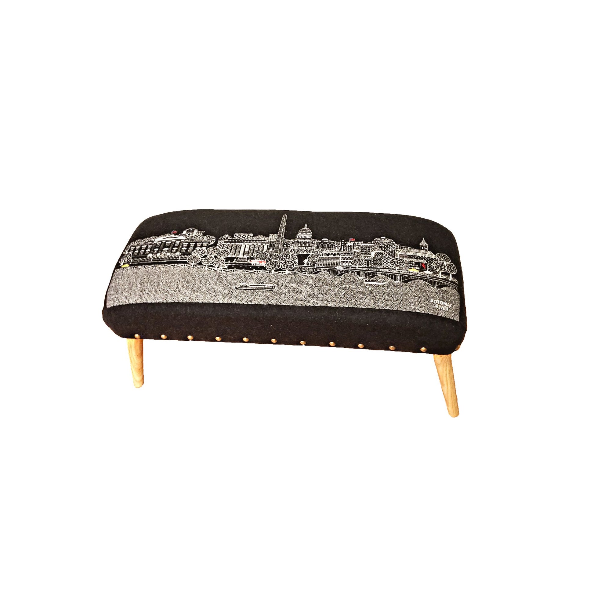 Washington DC Night Ottoman