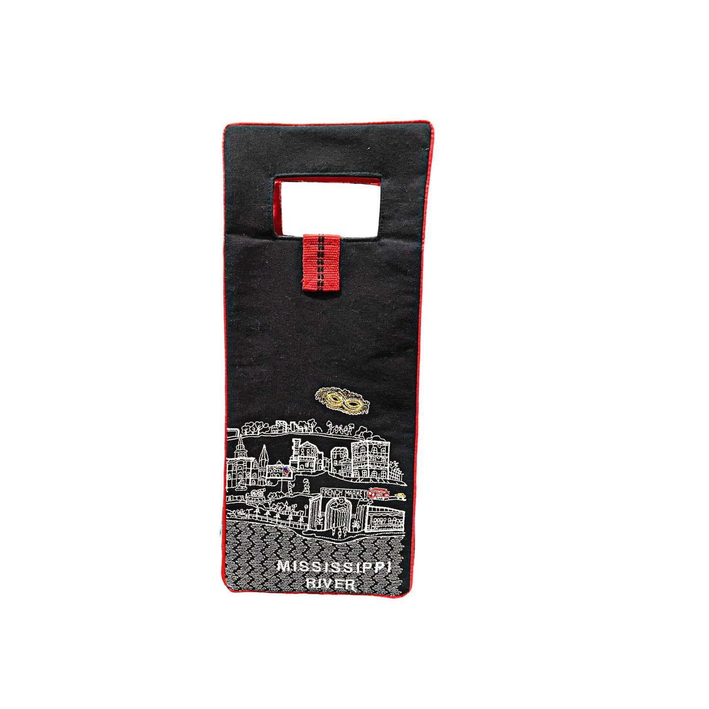 New Orleans Night Wine Bag