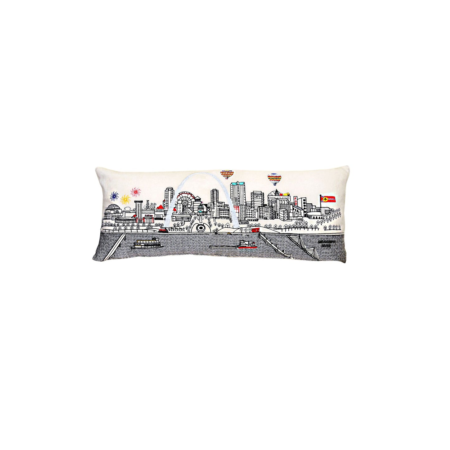 St. Louis Queen Day Pillow