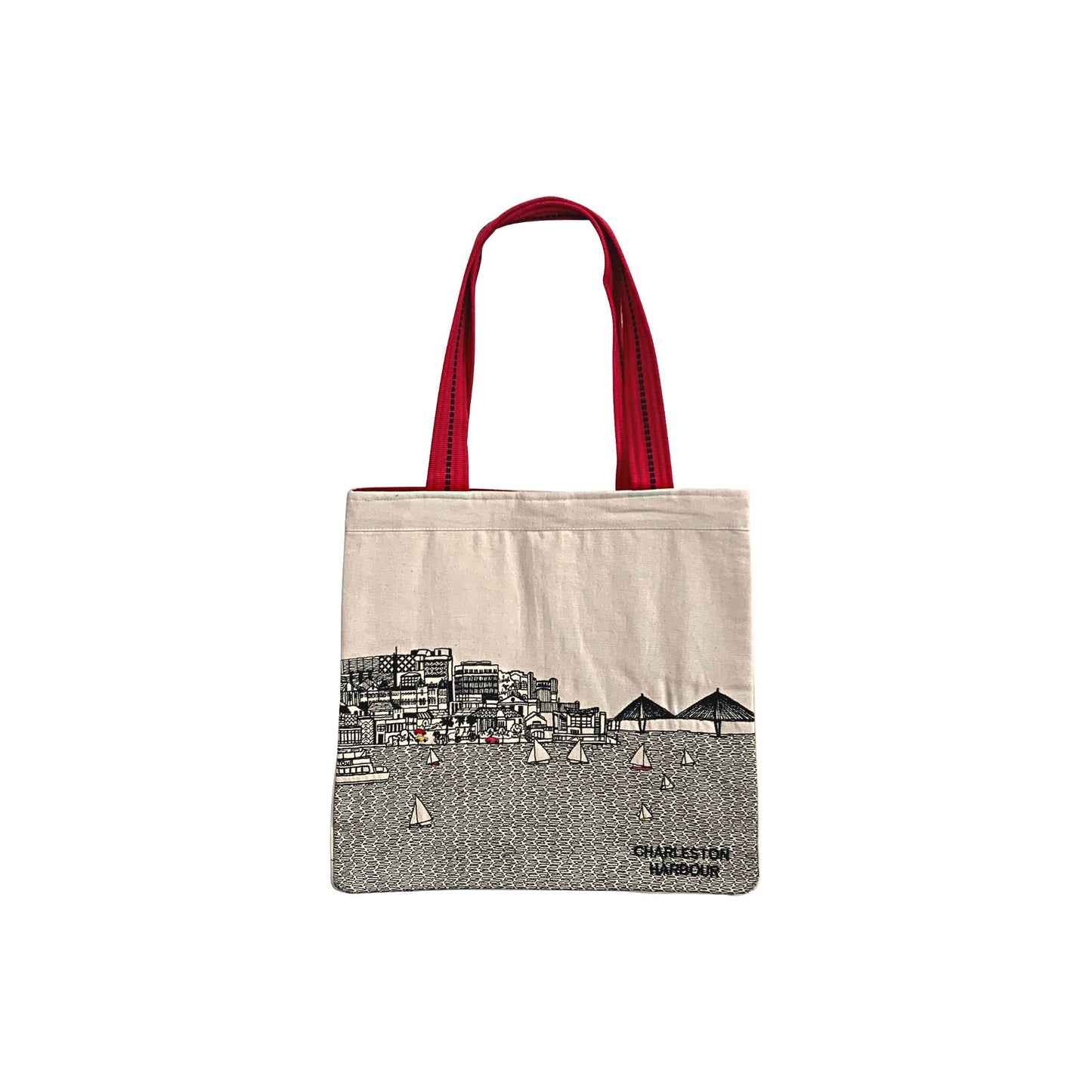 Charleston, SC Day Tote Bag Back