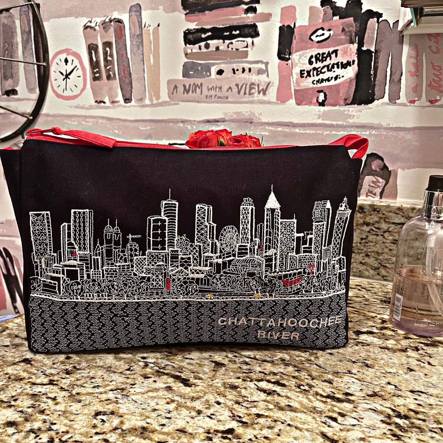 Atlanta makeup bag night