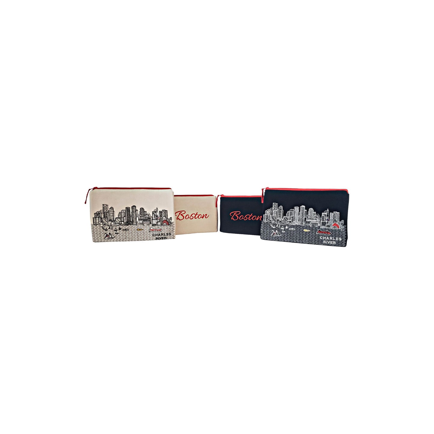 Boston Makeup bag sets in day and night