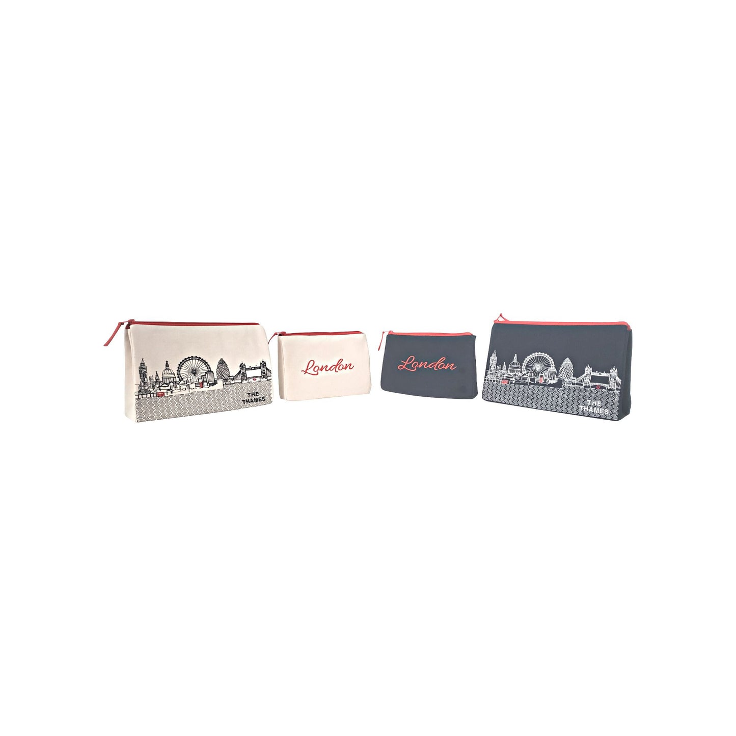 London Makeup Bag Sets in Day and Night