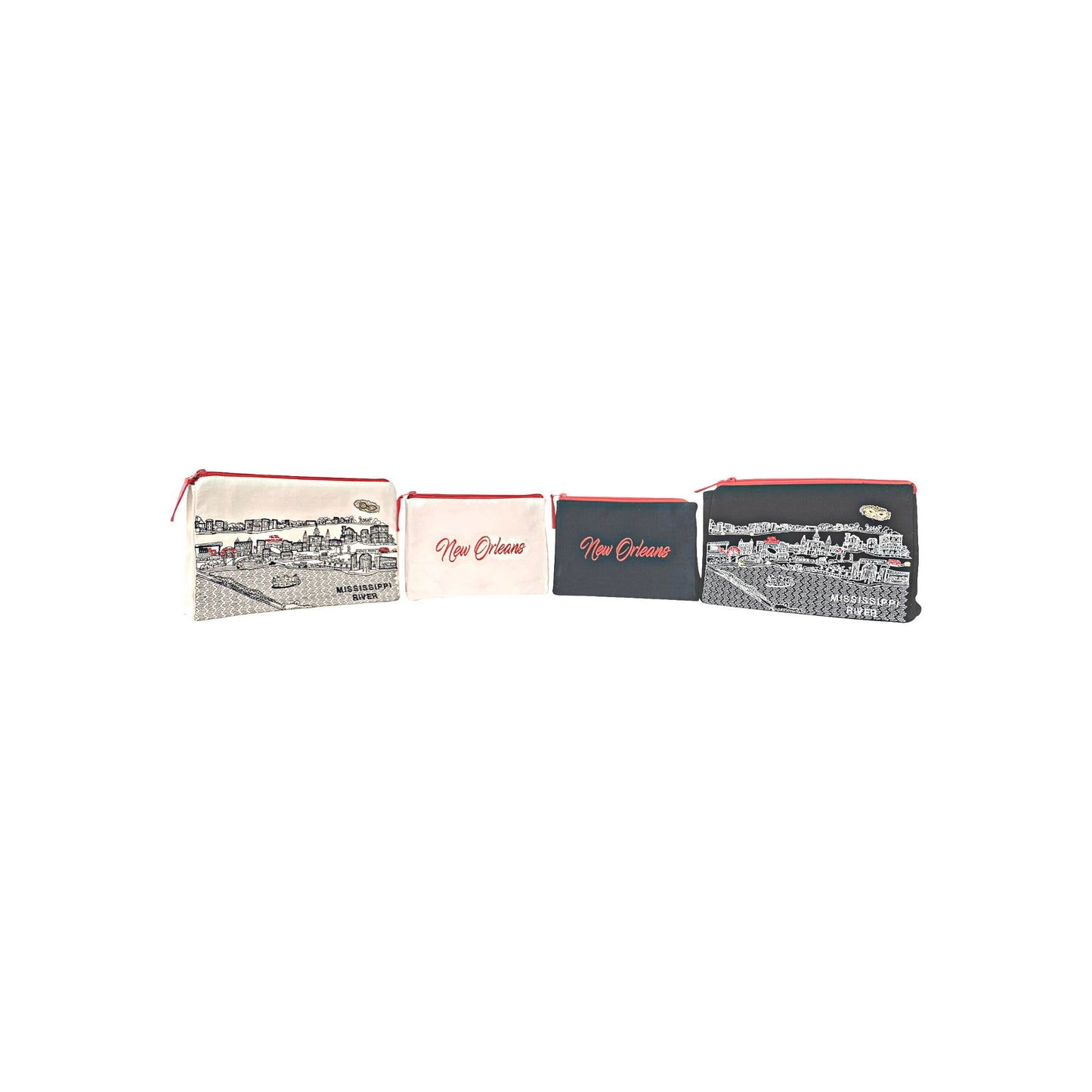 New orleans Makeup bag set in Day and Night
