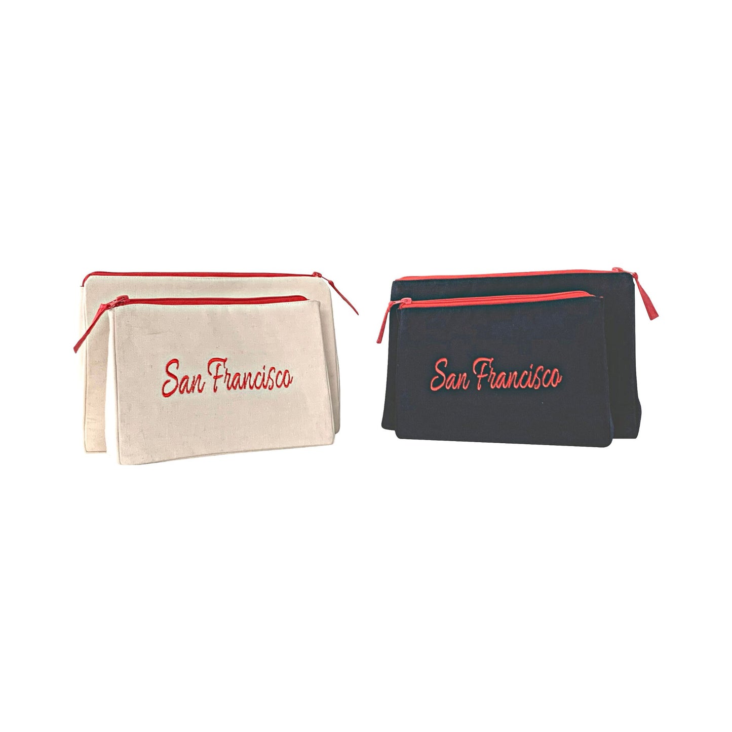 San Francisco Makeup Bag Sets Day and Night