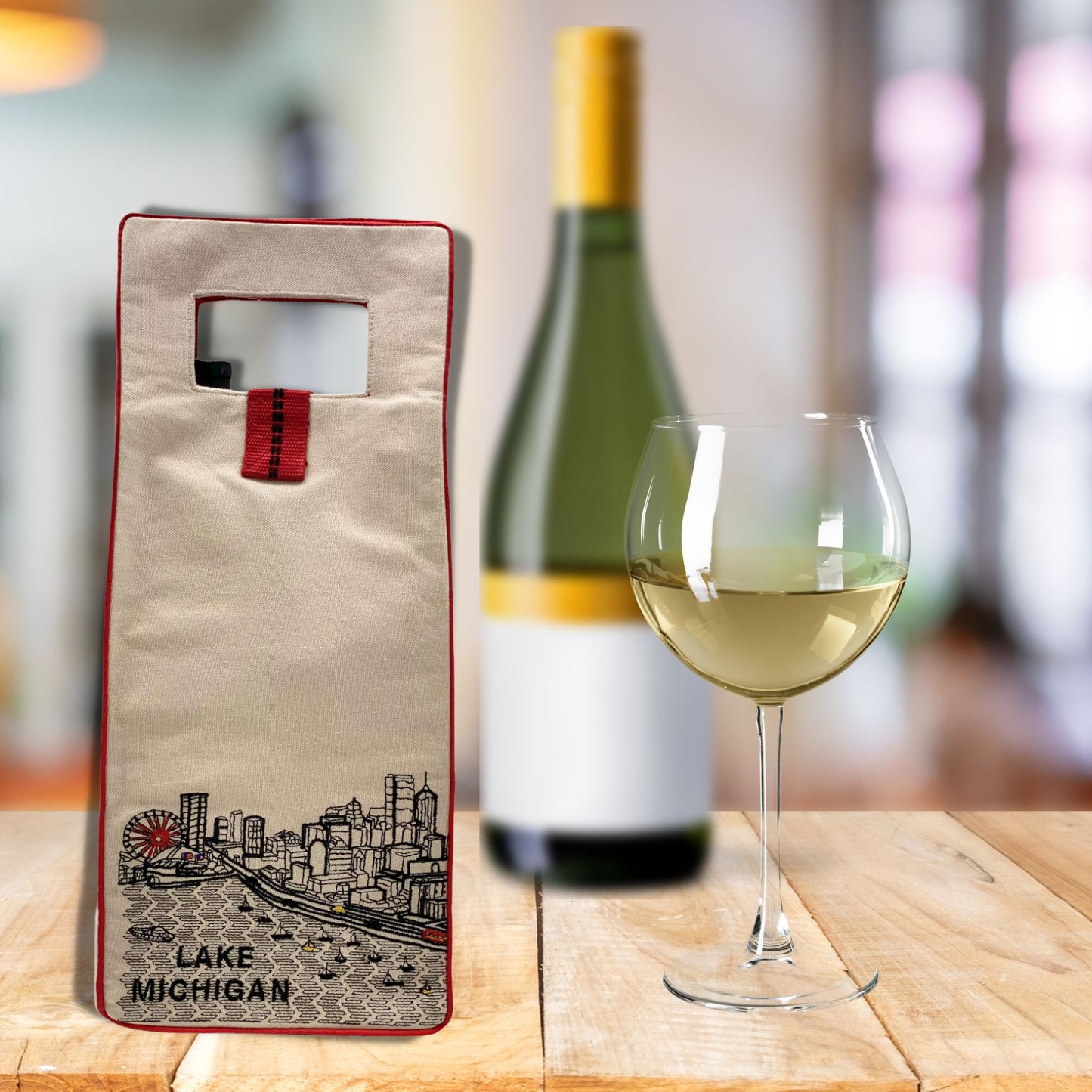 Chicago Wine Bag
