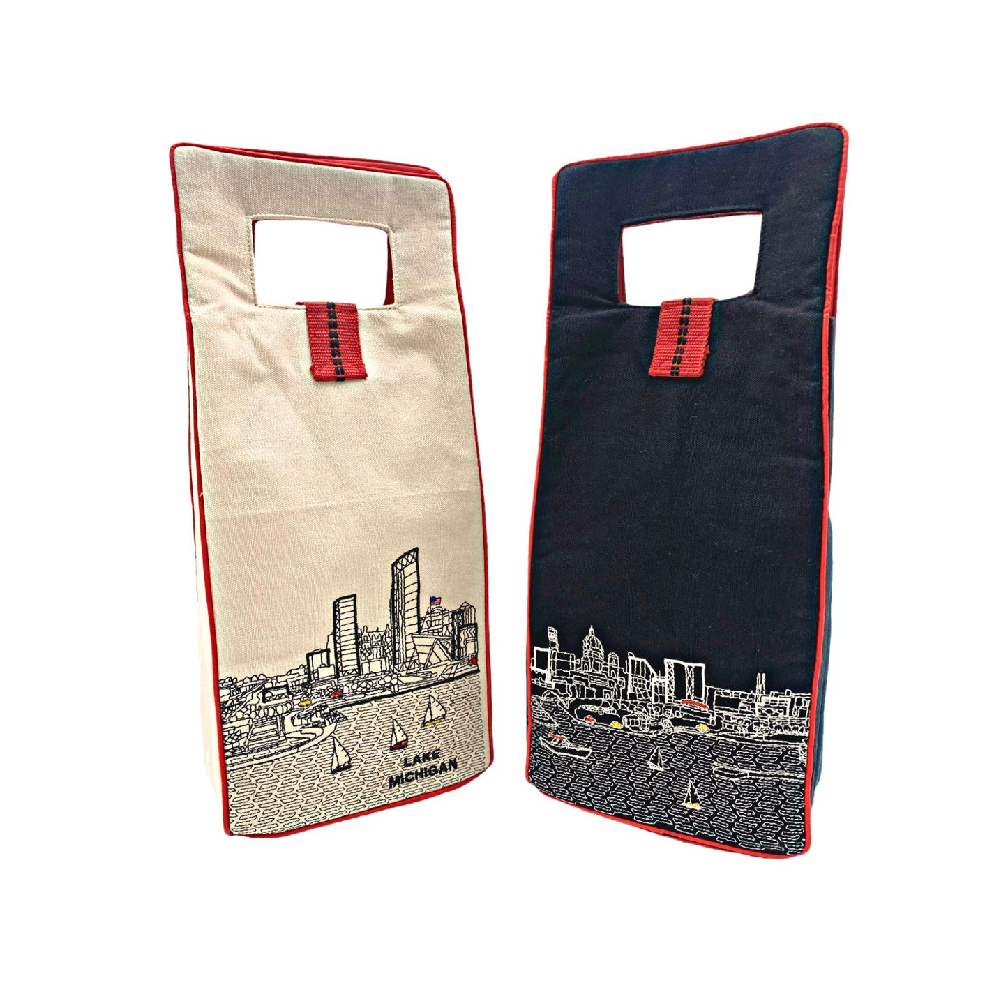 Milwaukee Day and Night Wine Bags