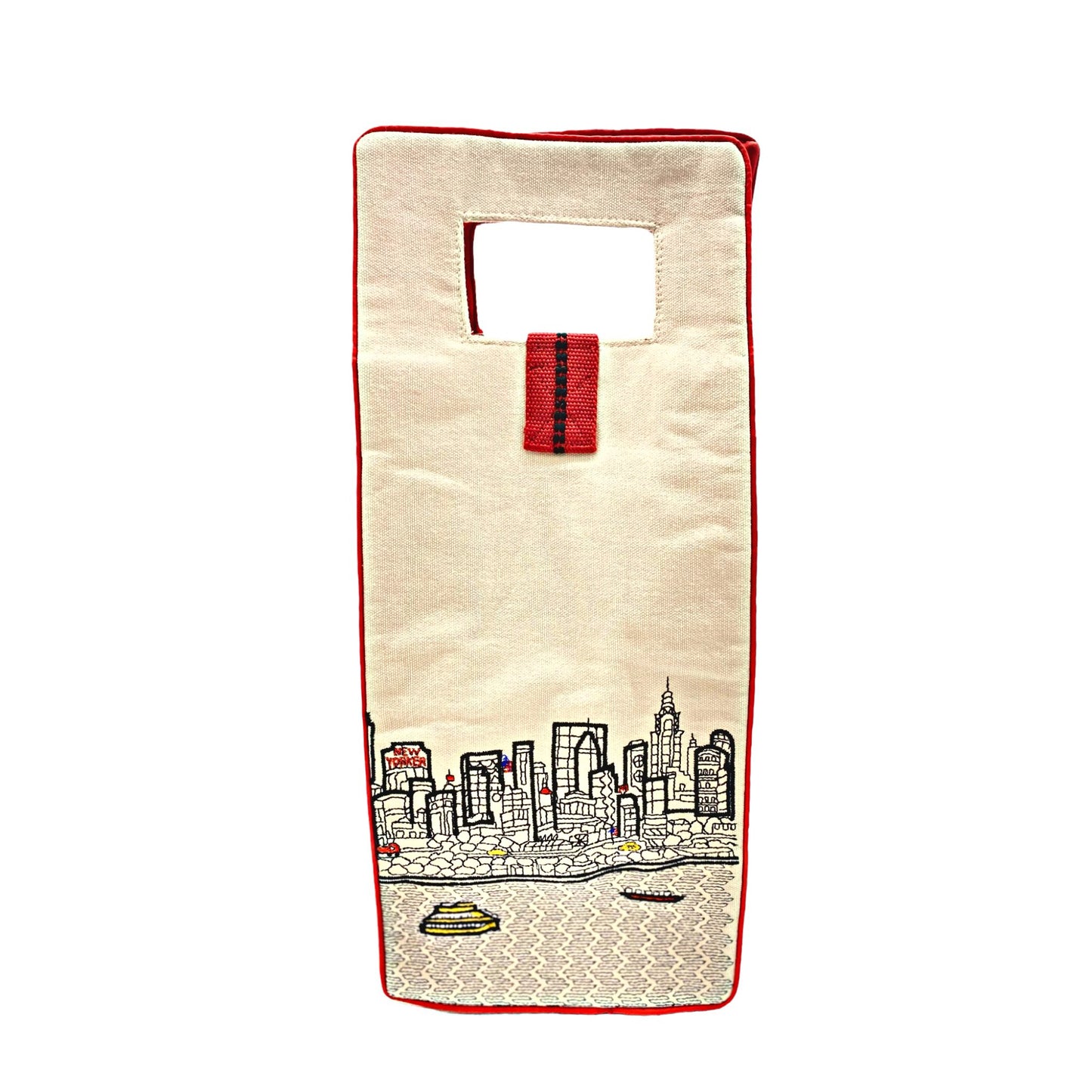 New York City Wine Bag