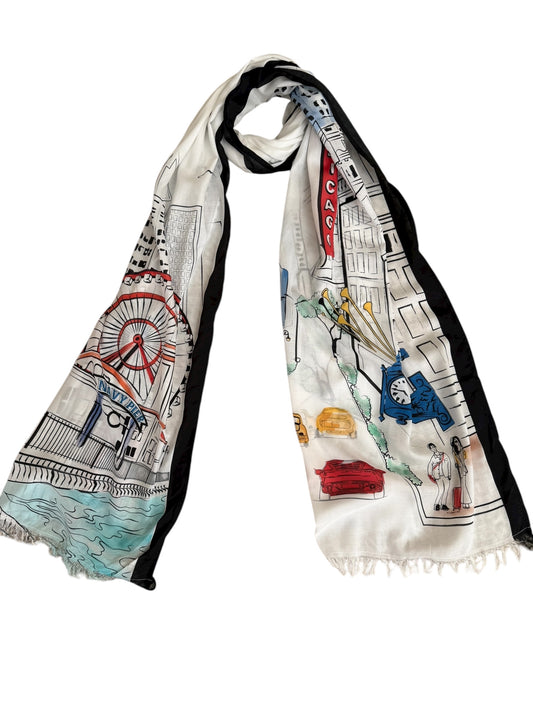 Chicago City Artistry Scarf