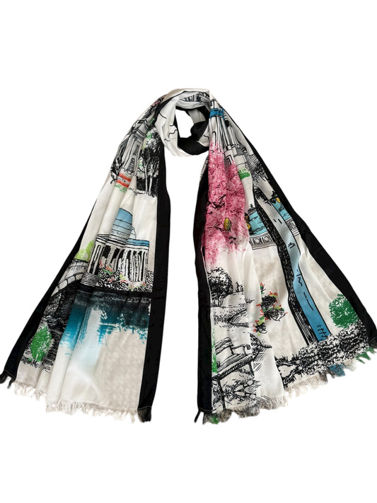 Washington DC City Artistry Scarf