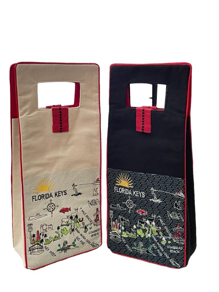 Florida Keys Wine Bag