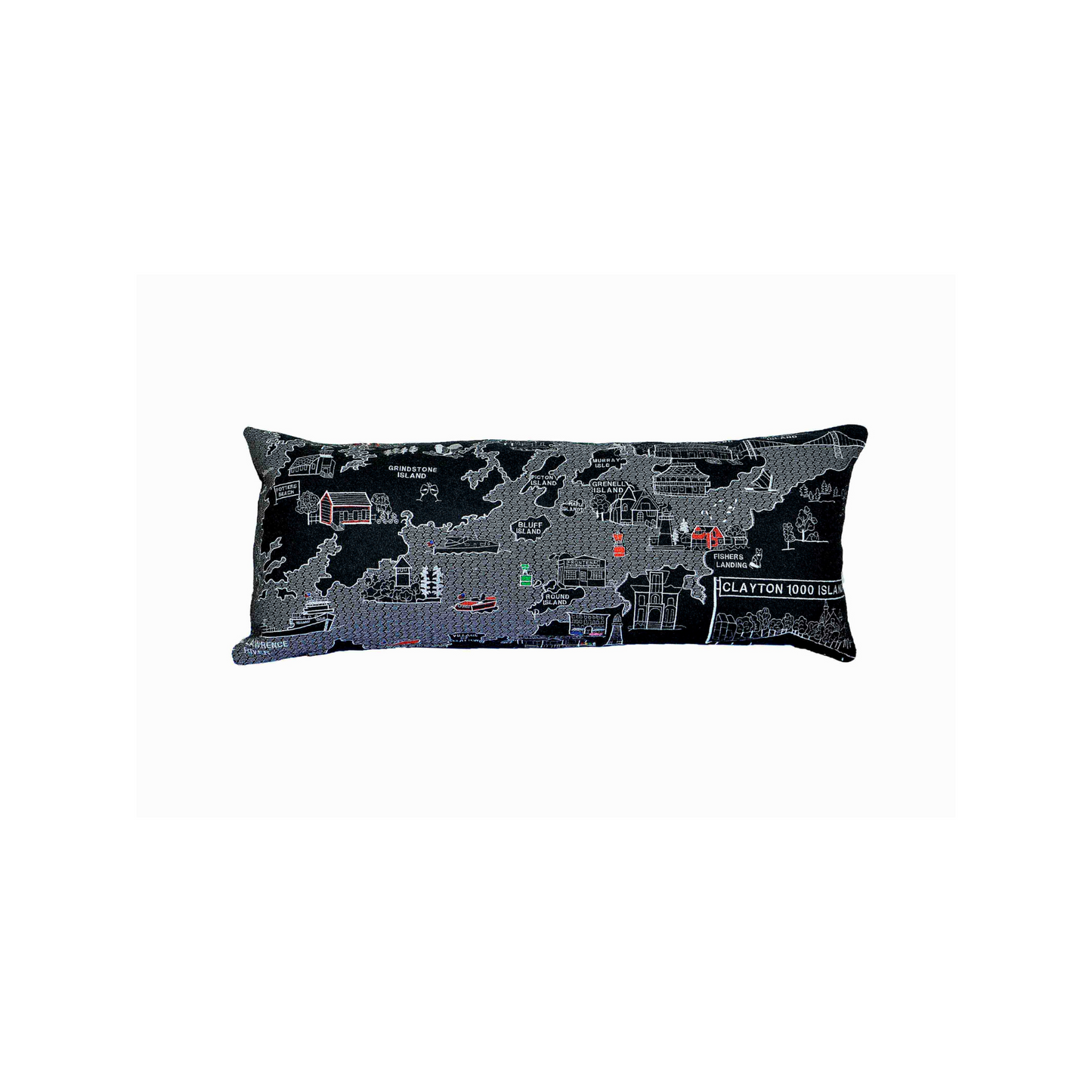 Clayton, NY - 1000 Islands Pillow - Custom