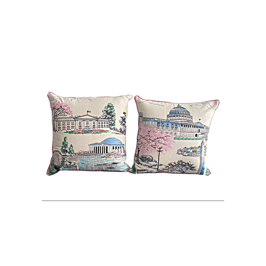 Washington, DC Embroidered City Artistry Pillow Set