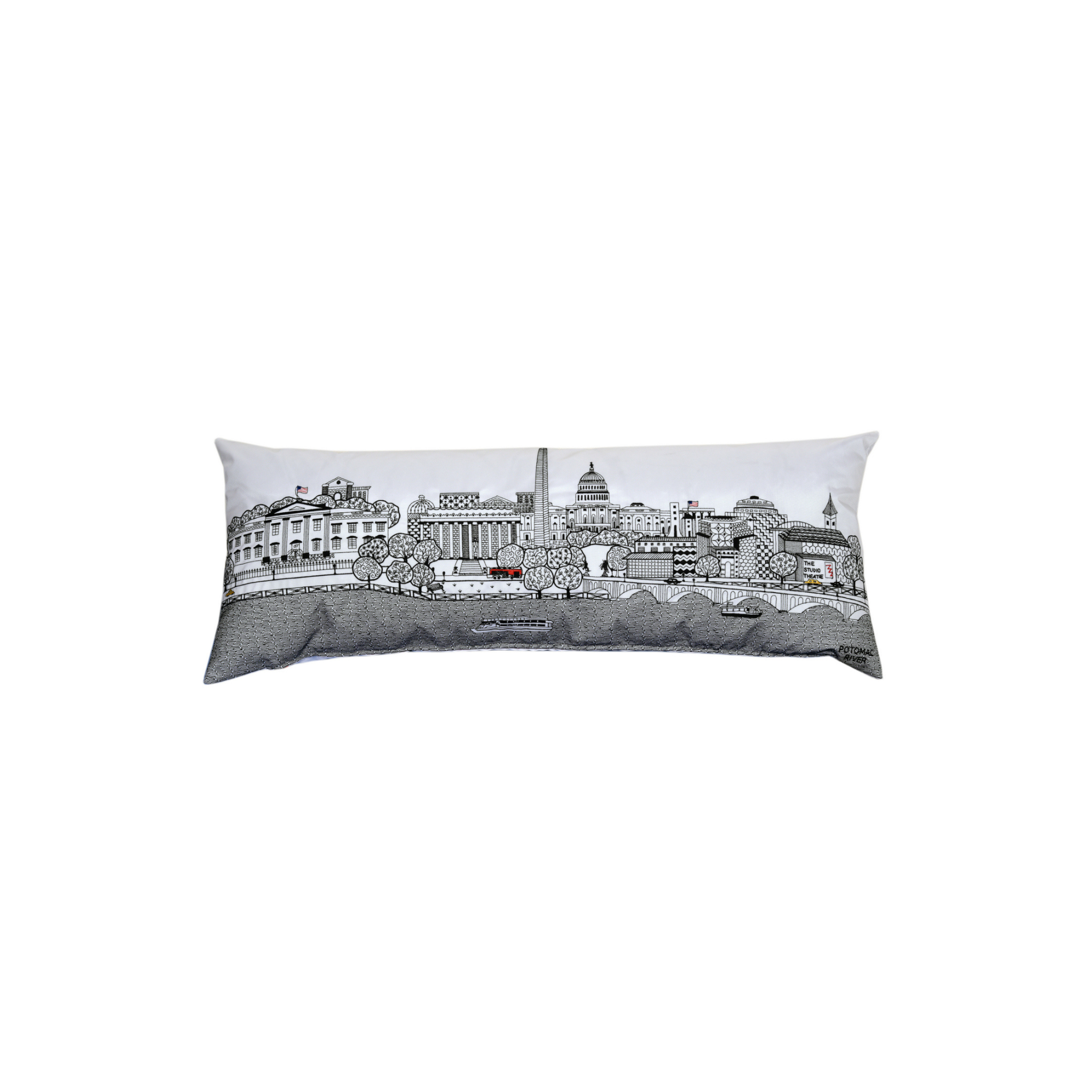 Washington DC Skyline Pillow – Beyond Cushions