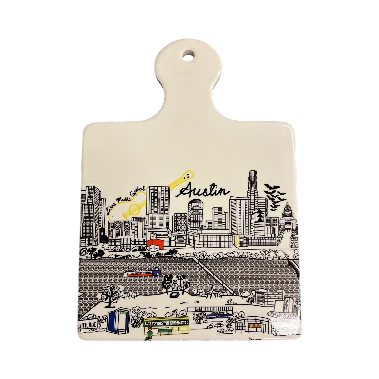 Austin Skyline Ceramic Paddle Trivet