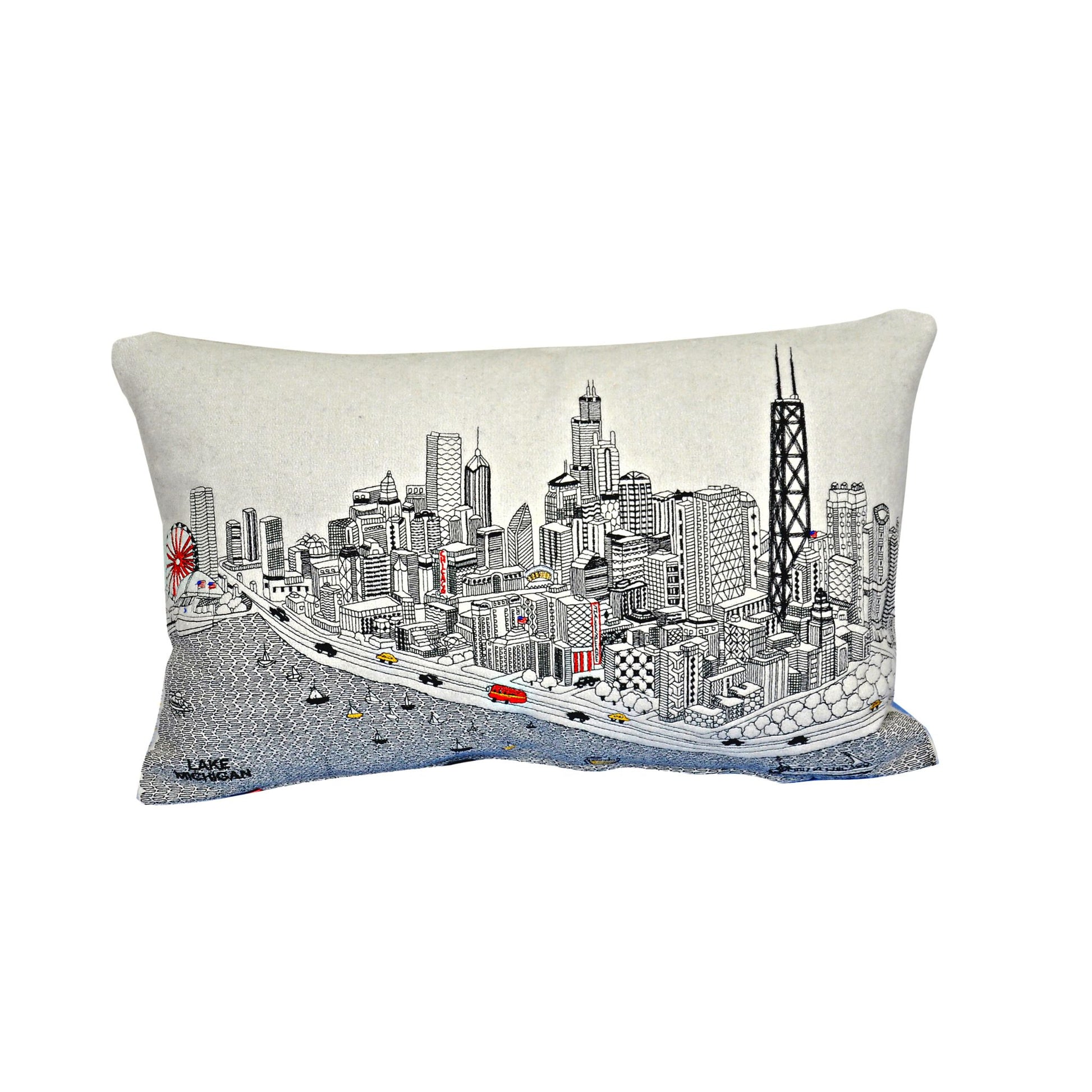 Embroidered City Artistry Collection Tote Bag - New York City – Beyond  Cushions