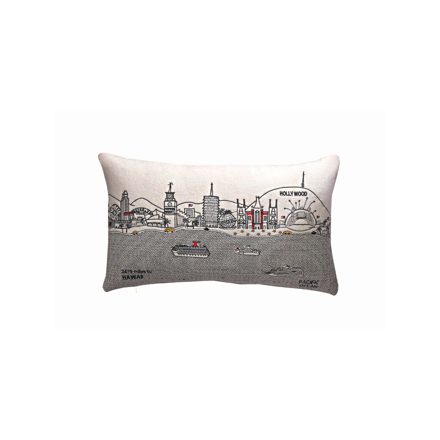 Los Angeles Day Prince Pillow