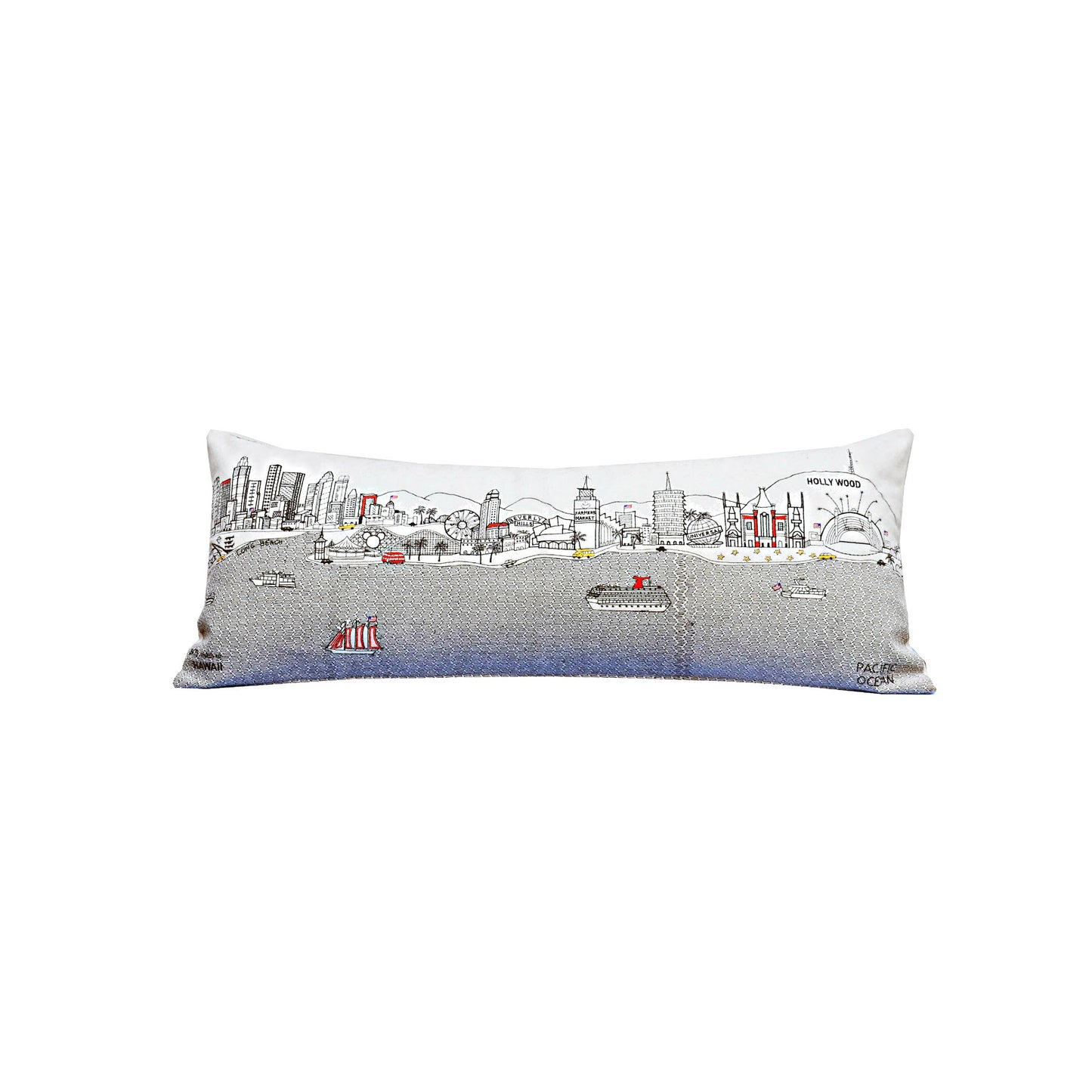 Los Angeles Day Queen Pillow