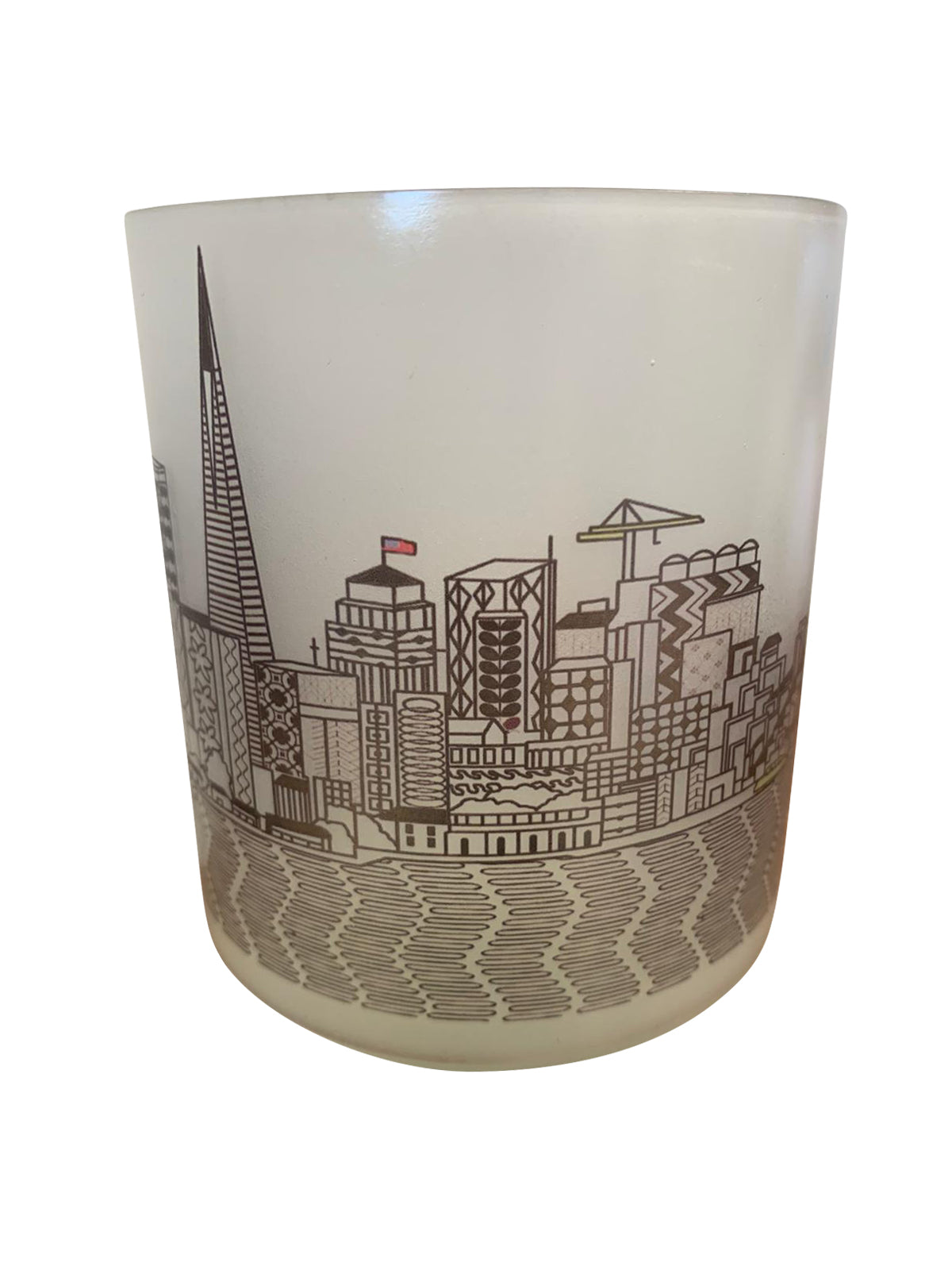 San Francisco Skyline Glass Votive