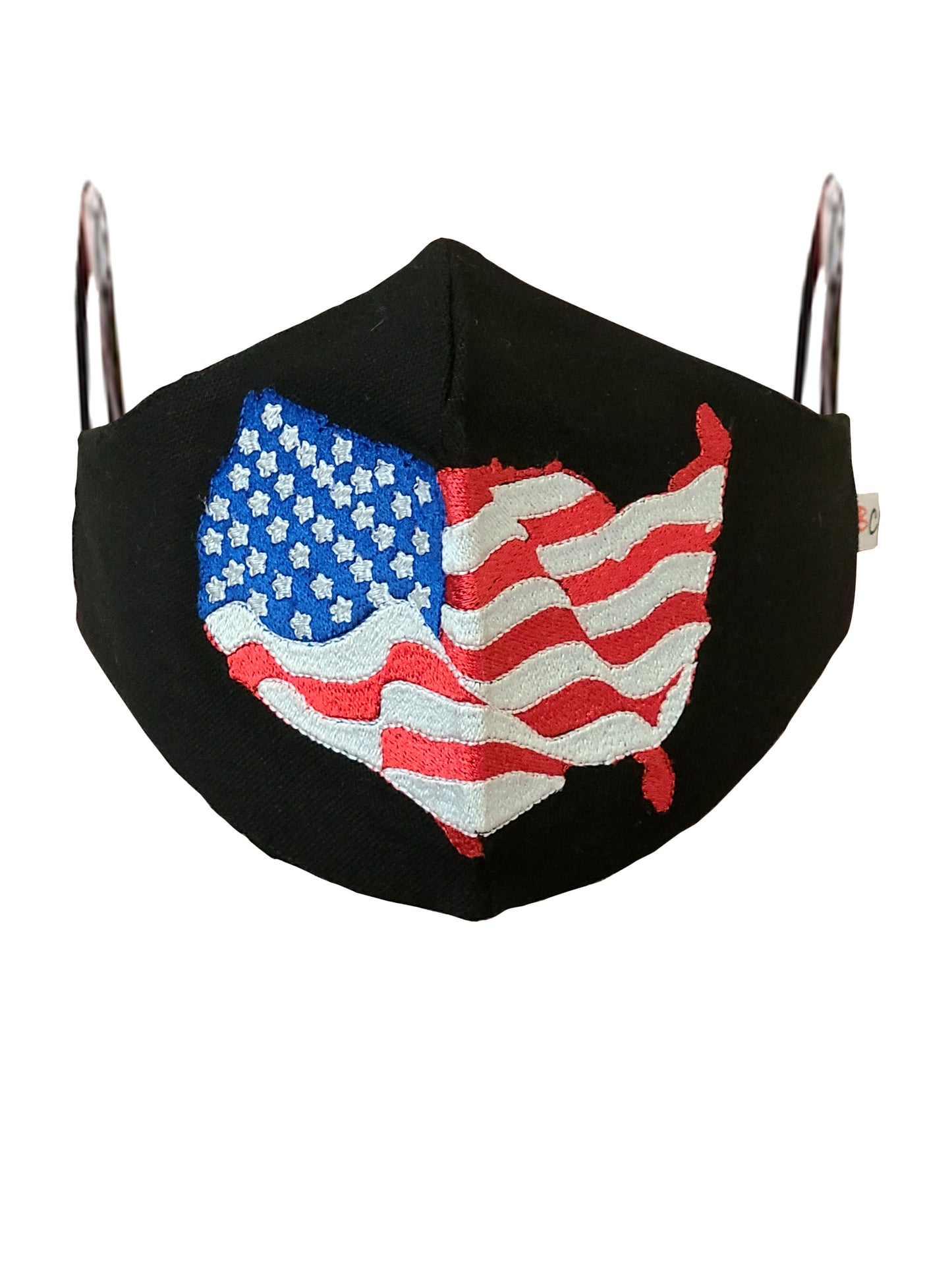 WE LUV USA EMBROIDERED FACE MASK