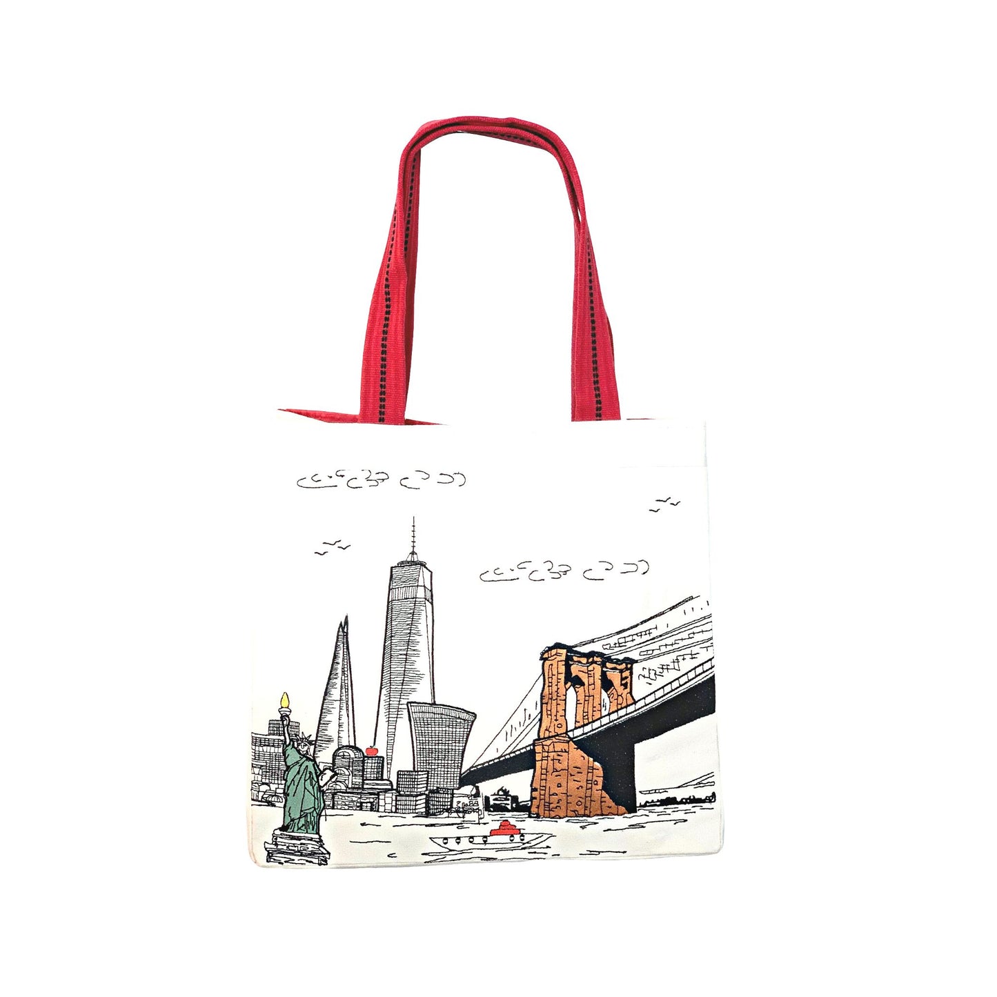 New York City City Artistry Tote Bag Day Front