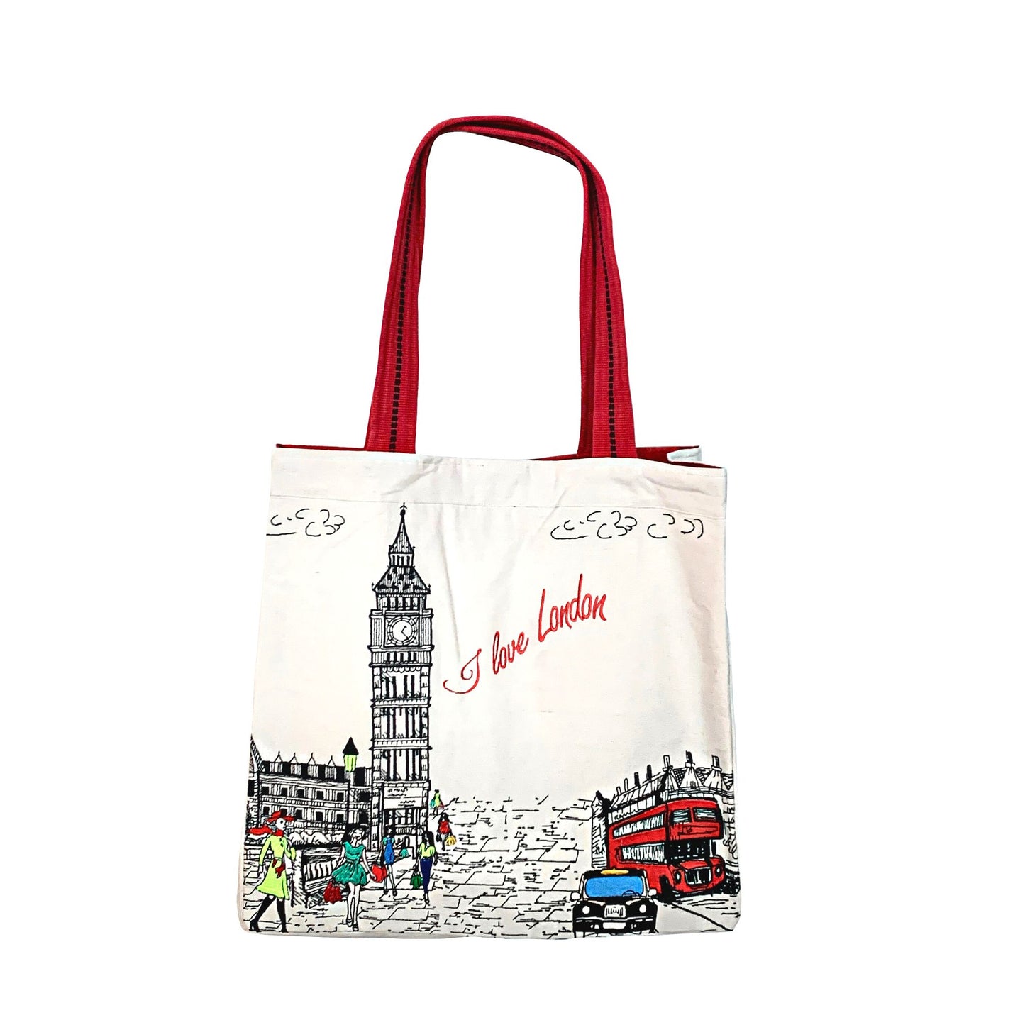 Embroidered City Artistry Collection Tote Bag - London