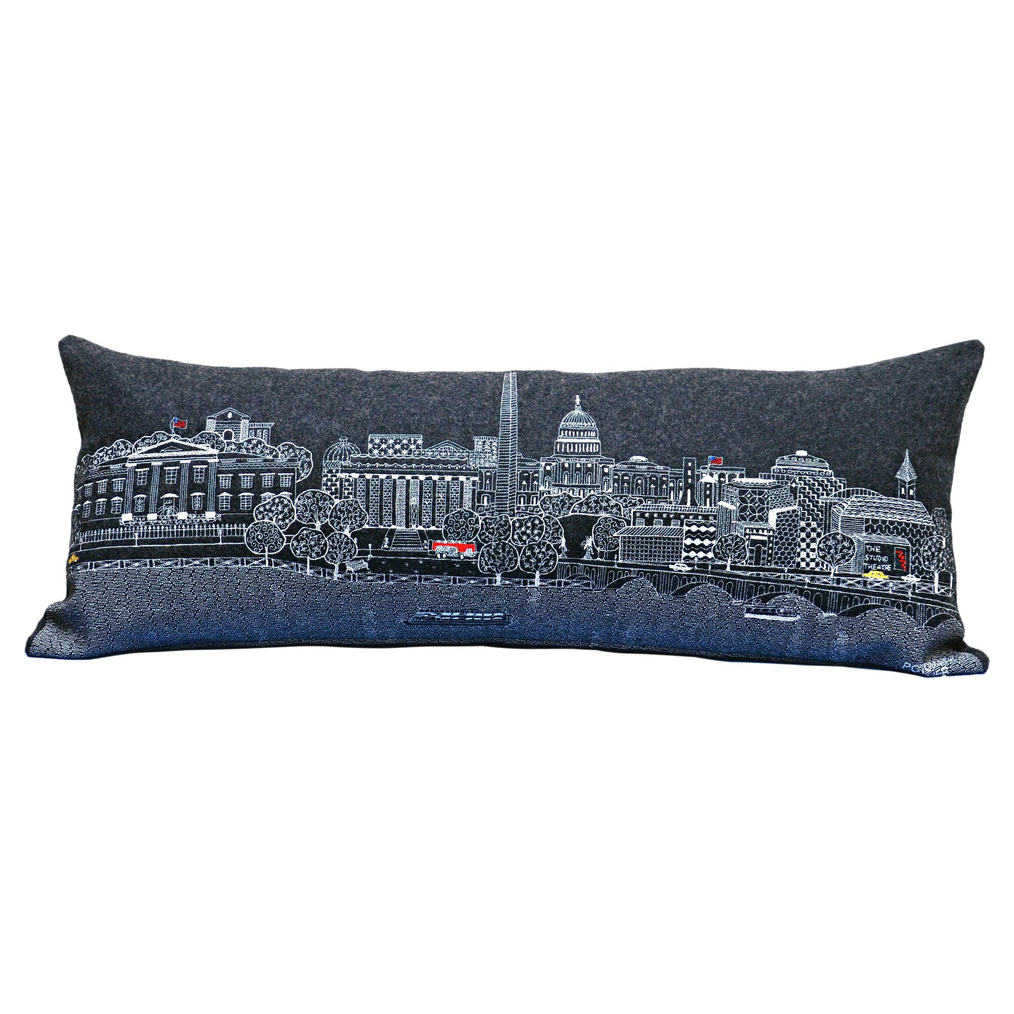 Washington Dc Skyline Pillow – Beyond Cushions