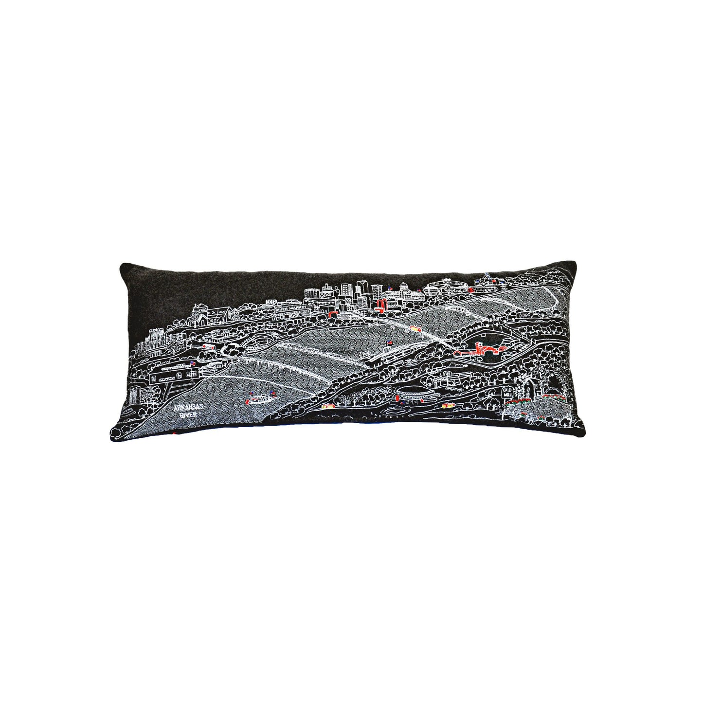 Little Rock Night Queen Pillow