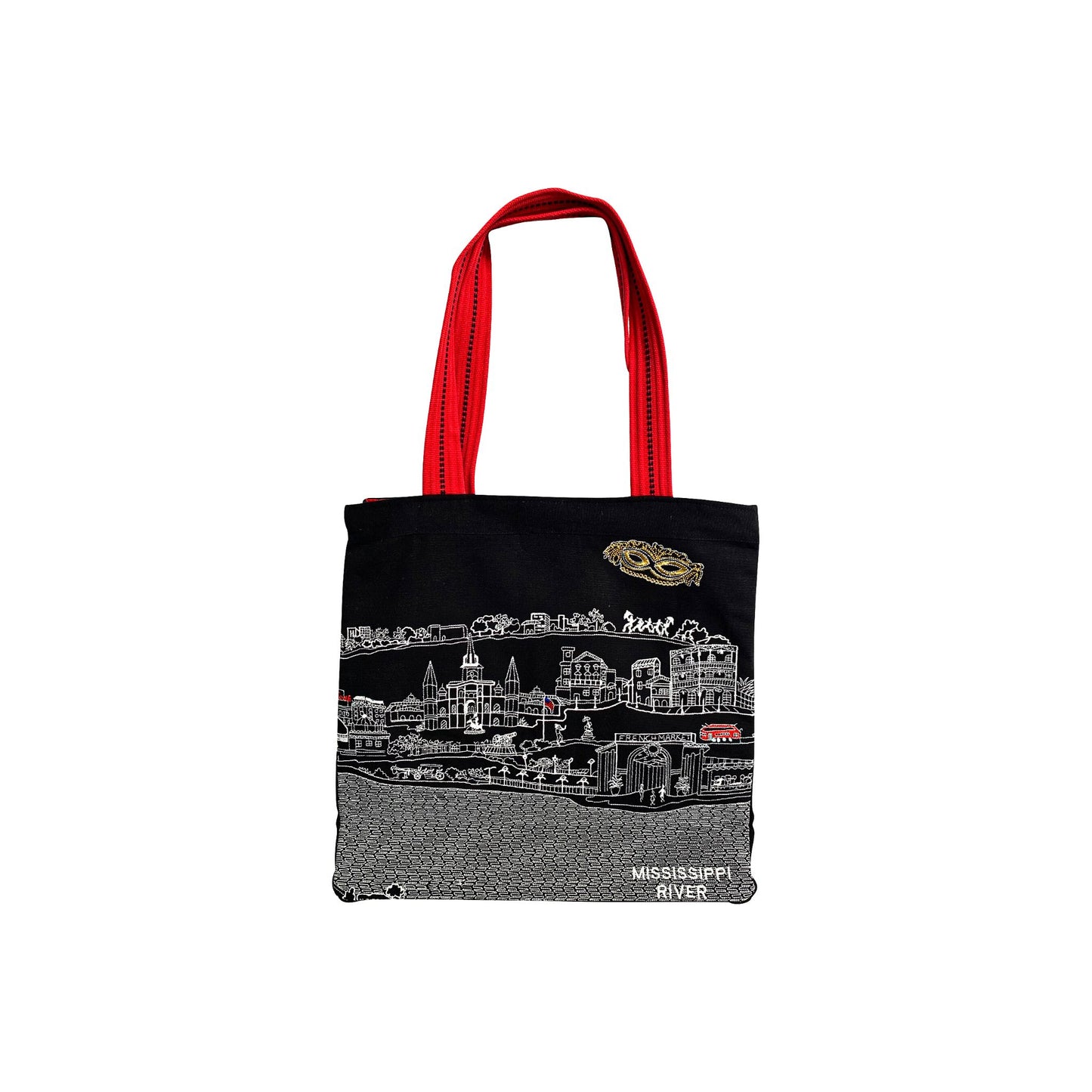 New Orleans Night Back of Tote